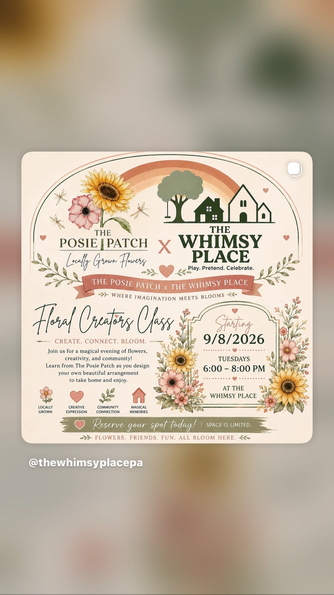 FLORALS.SIP.CREATE event