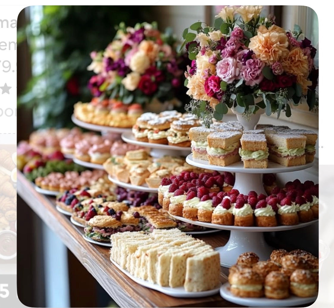 Party add on: Pastry Cart