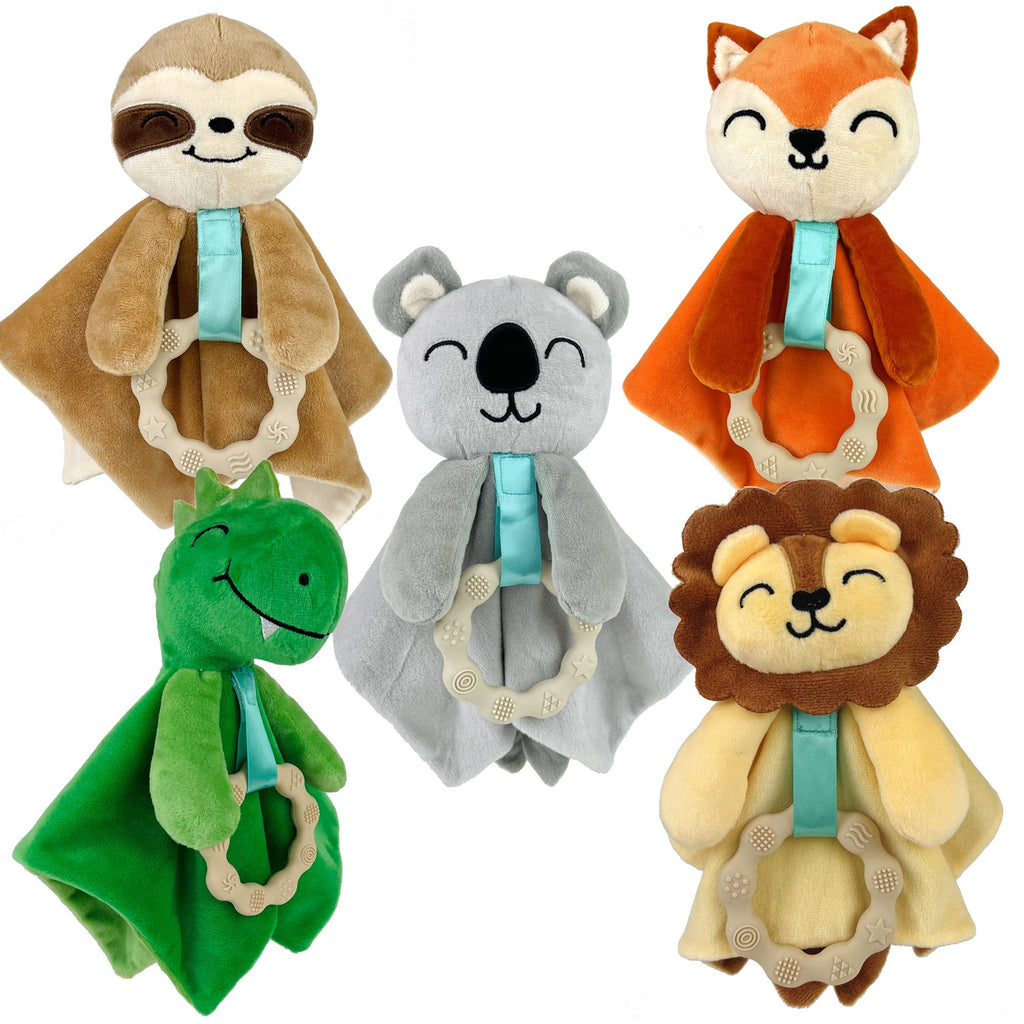 Finley Fox Lovey - Plush Teething Toy Security Blanket
