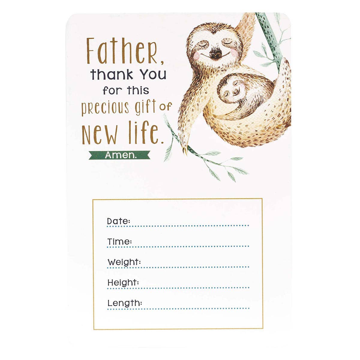 Card Box My Baby Boy's Milestones