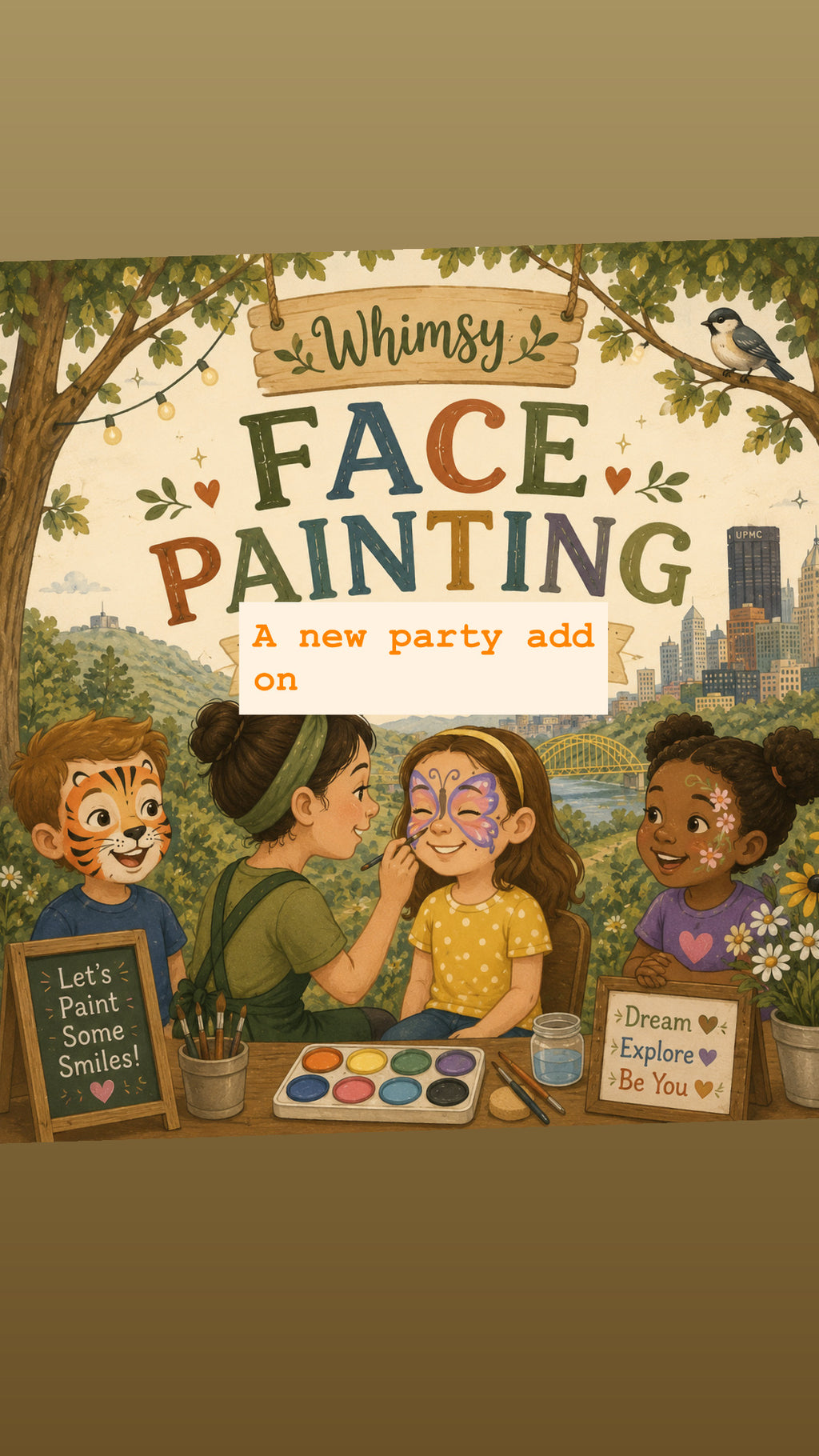 Party Add on 🎨 FACE PAINTING (Independent service)