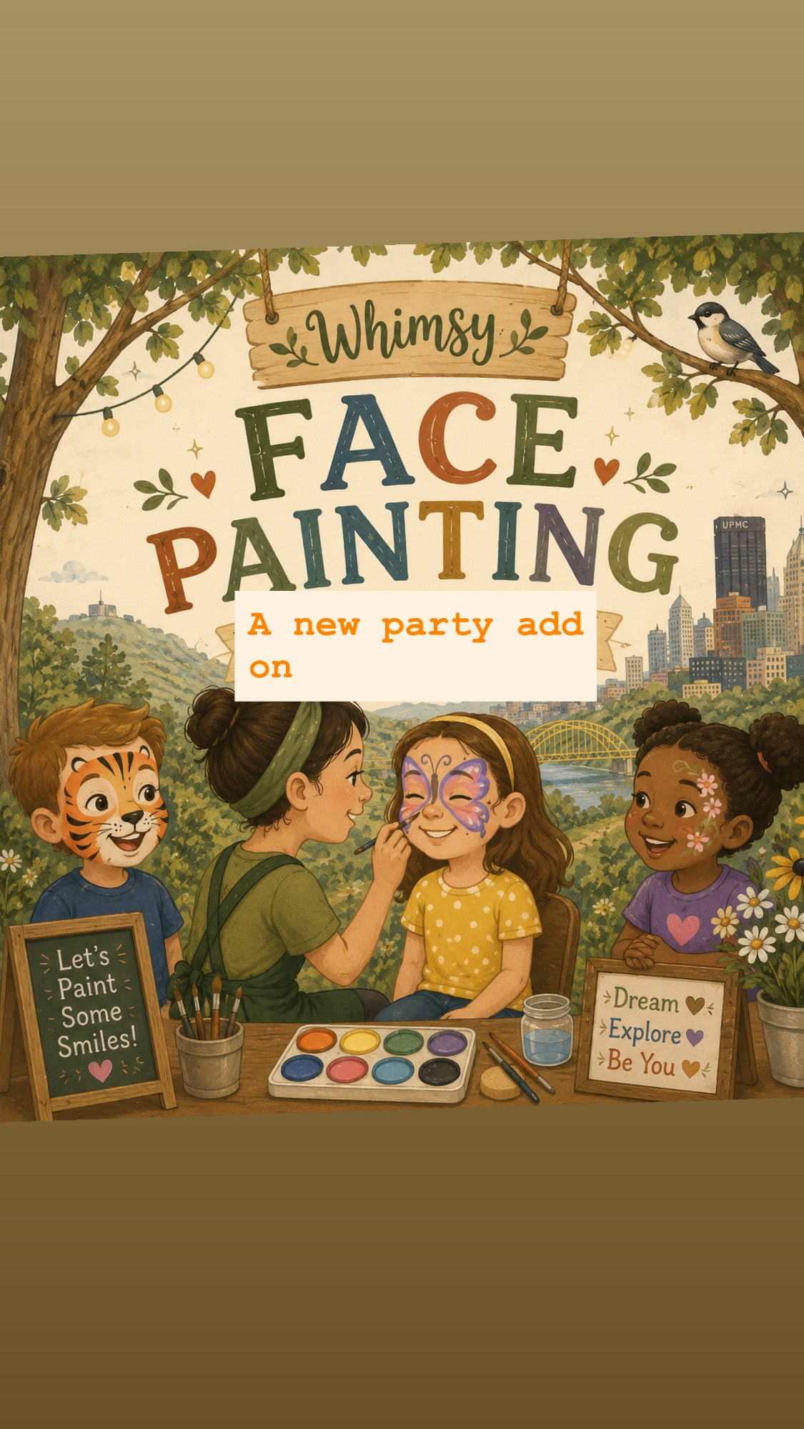 Party Add on 🎨 FACE PAINTING (Independent service)