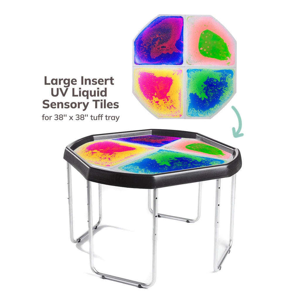 UV or Fluorescent Glow-in-the-Dark Tuff Tray Play Mat