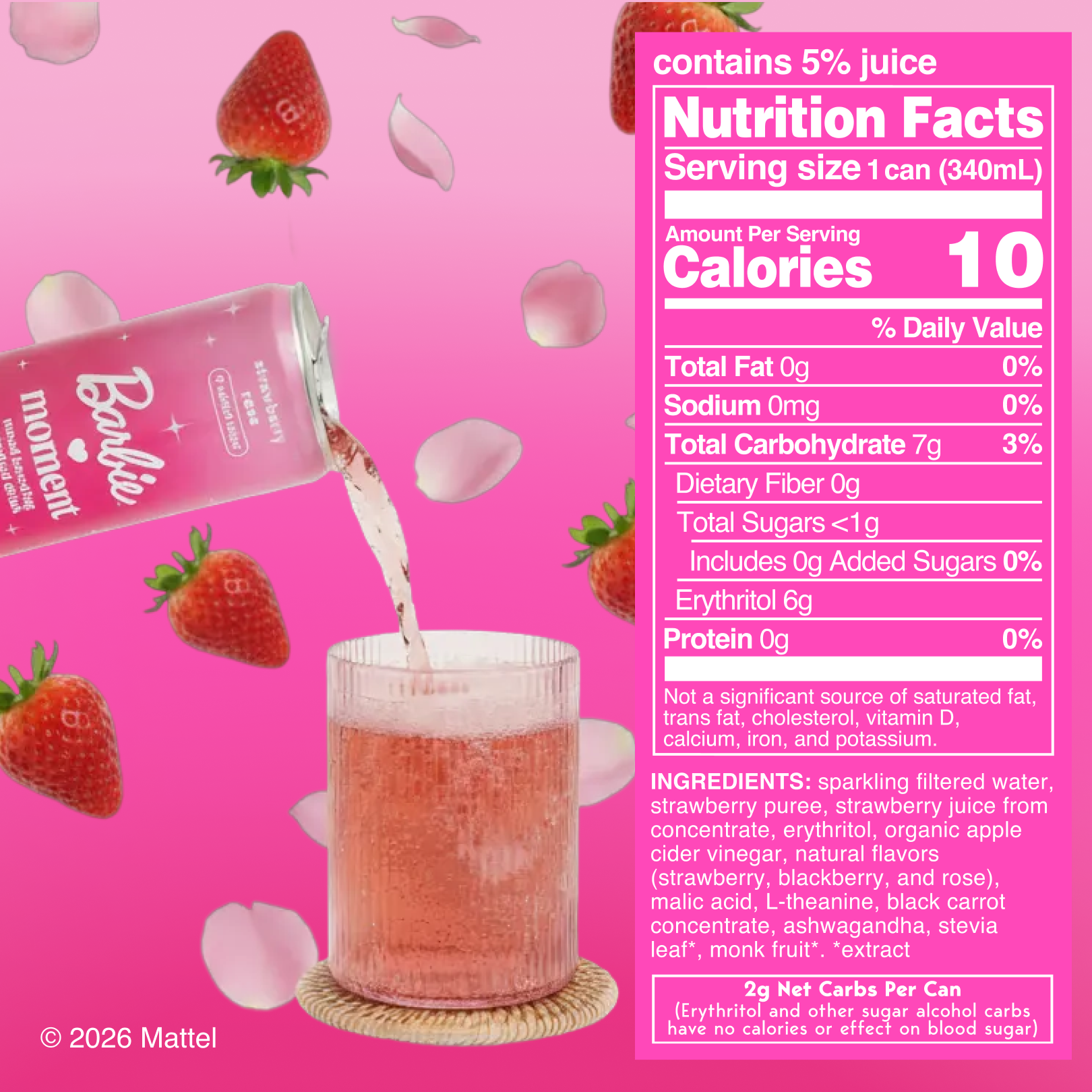 Barbie x Moment Strawberry Rose