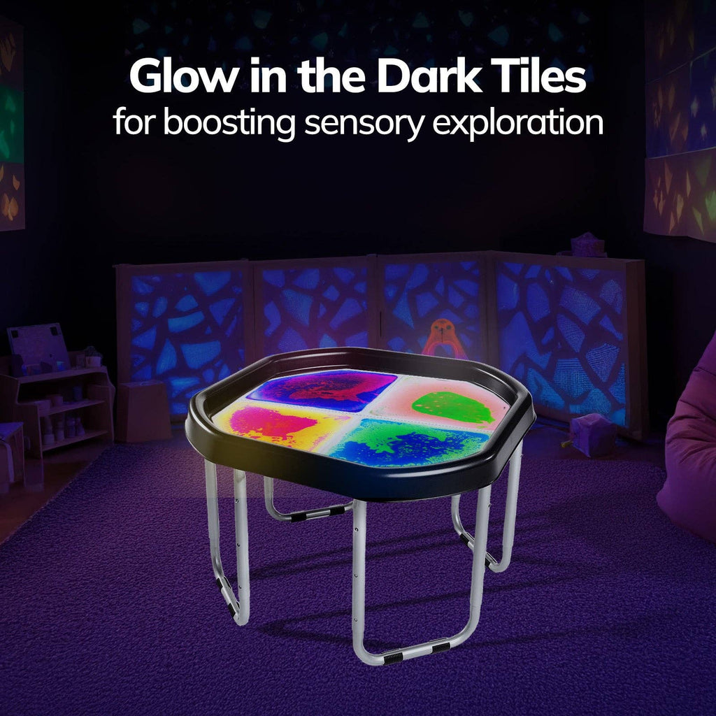 UV or Fluorescent Glow-in-the-Dark Tuff Tray Play Mat