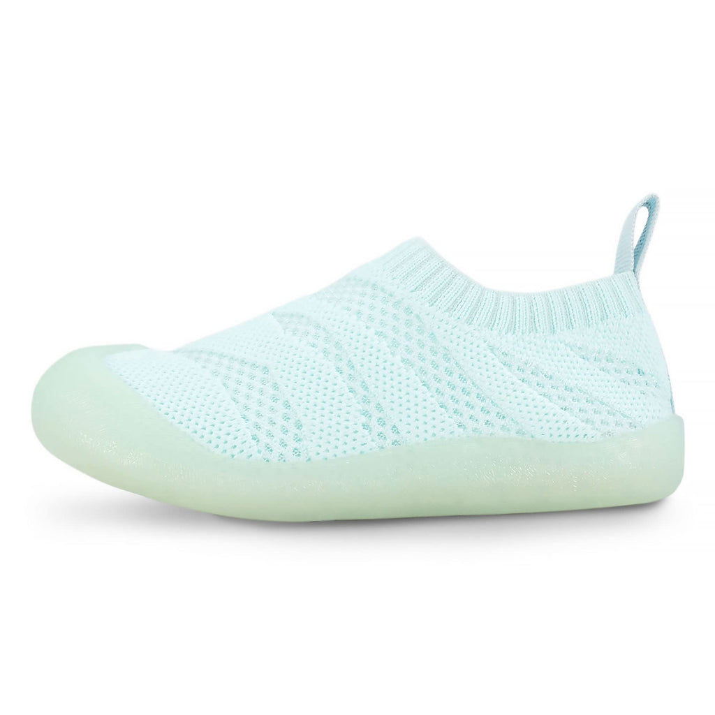 JAN & JUL Slip-on Knit Shoes, Machine Washable and Lightweight Sneakers for Toddler Boys and Girls