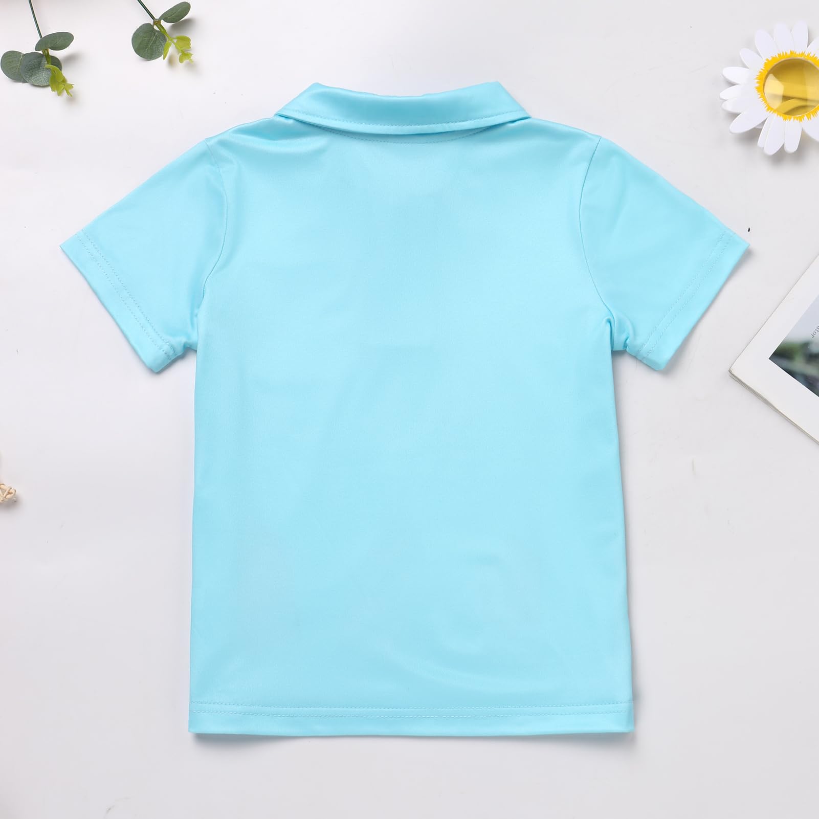 FYMNSI Boys Back to School Shirt School Supplies Short Sleeves Tees Tops Toddler Kids Summer Casual Henley Shirts Clothes
