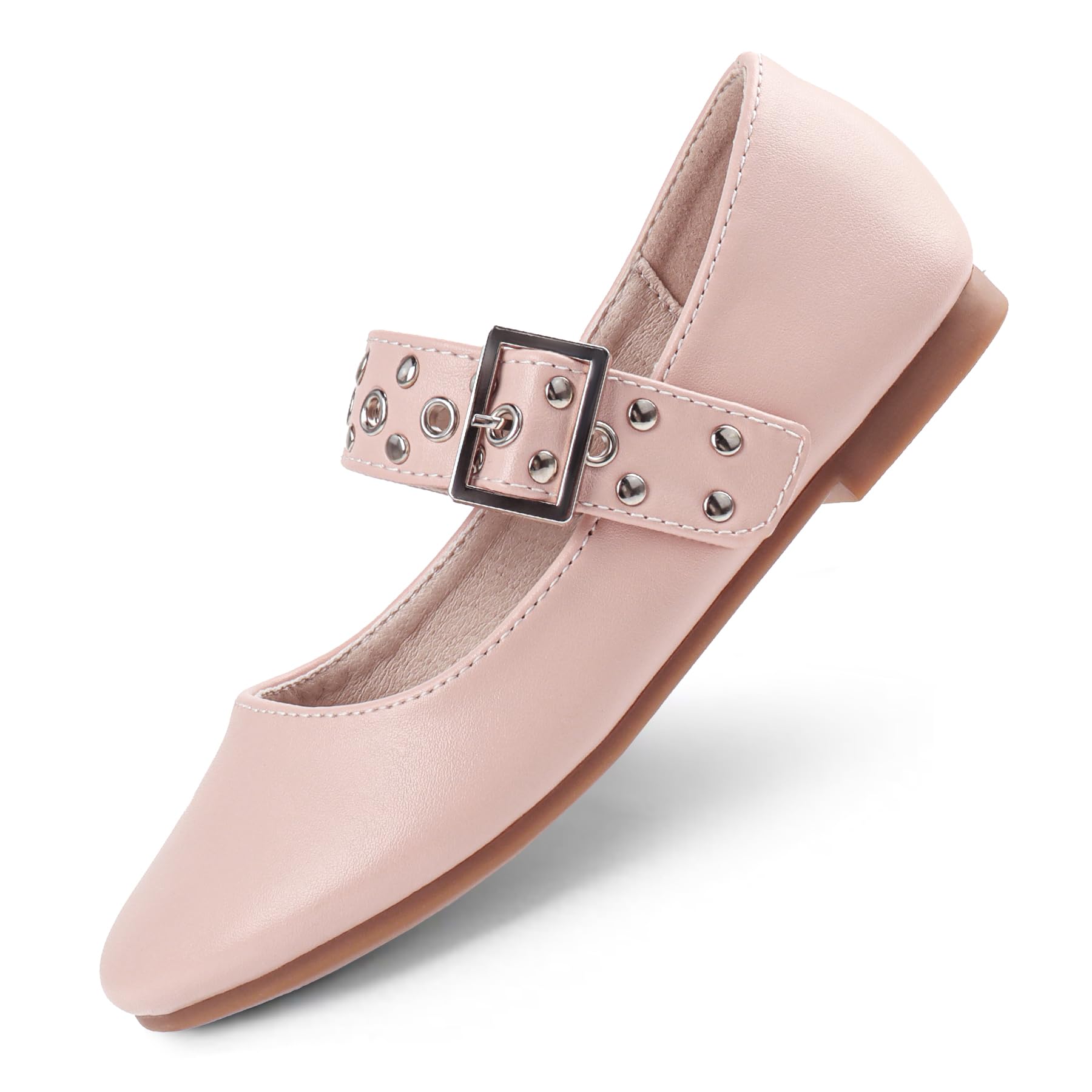 Wulubaba School Shoes for Girls, Black Mary Jane Flats | School Uniform, Non-Slip Sole, Round Toe, Toddler And Little Girl, Daily Dress Wear