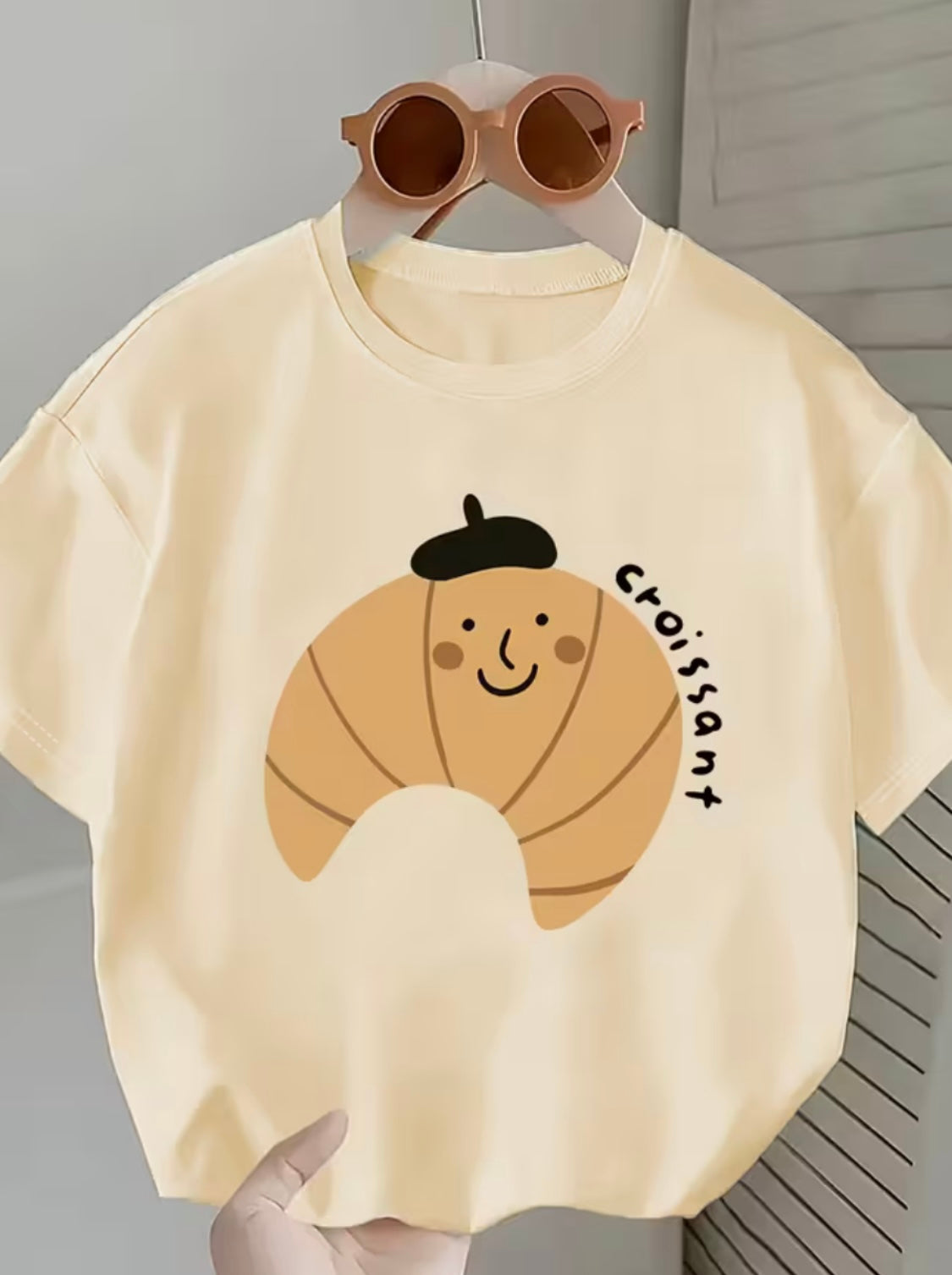 Cute as a Croissant Toddler and Children’s T-shirt
