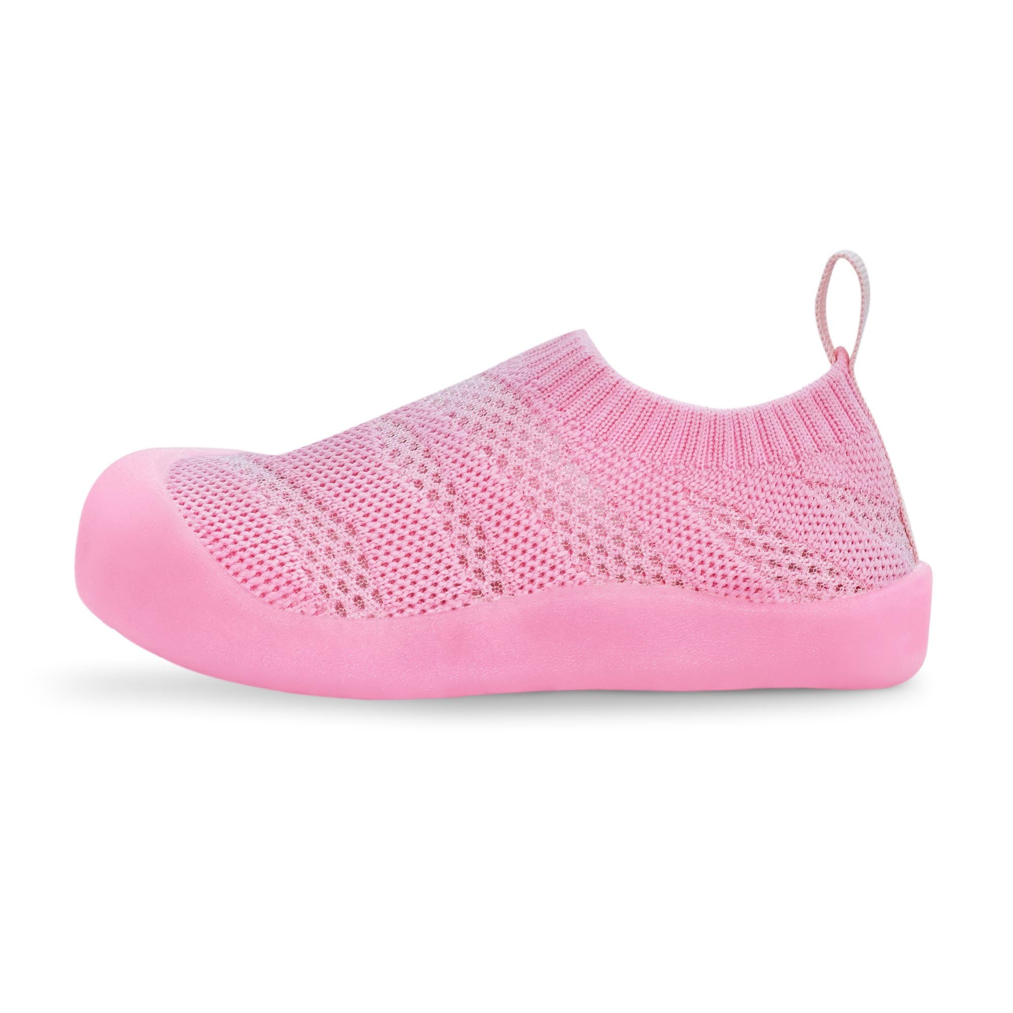 JAN & JUL Slip-on Knit Shoes, Machine Washable and Lightweight Sneakers for Toddler Boys and Girls