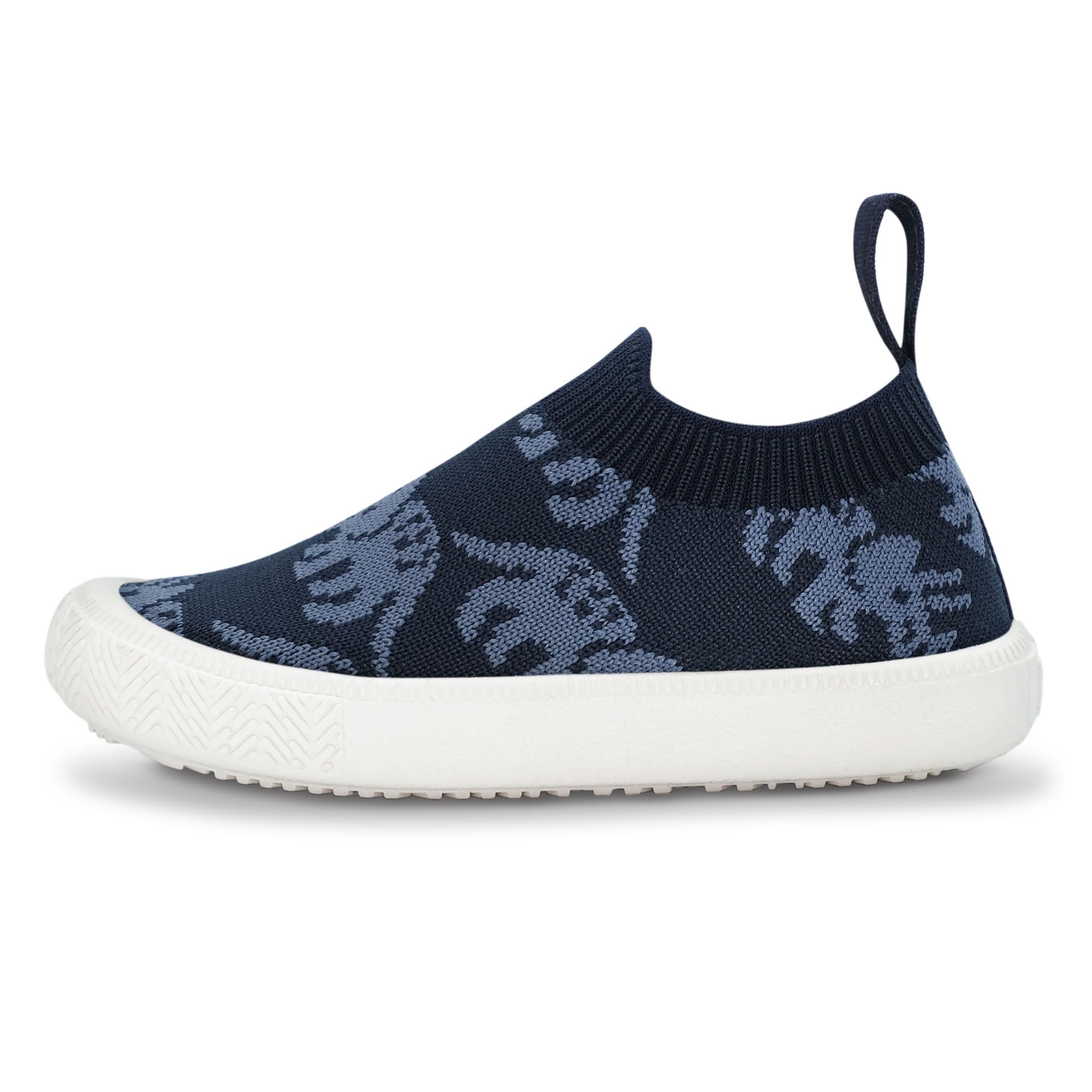 JAN & JUL Slip-on Knit Shoes, Machine Washable and Lightweight Sneakers for Toddler Boys and Girls