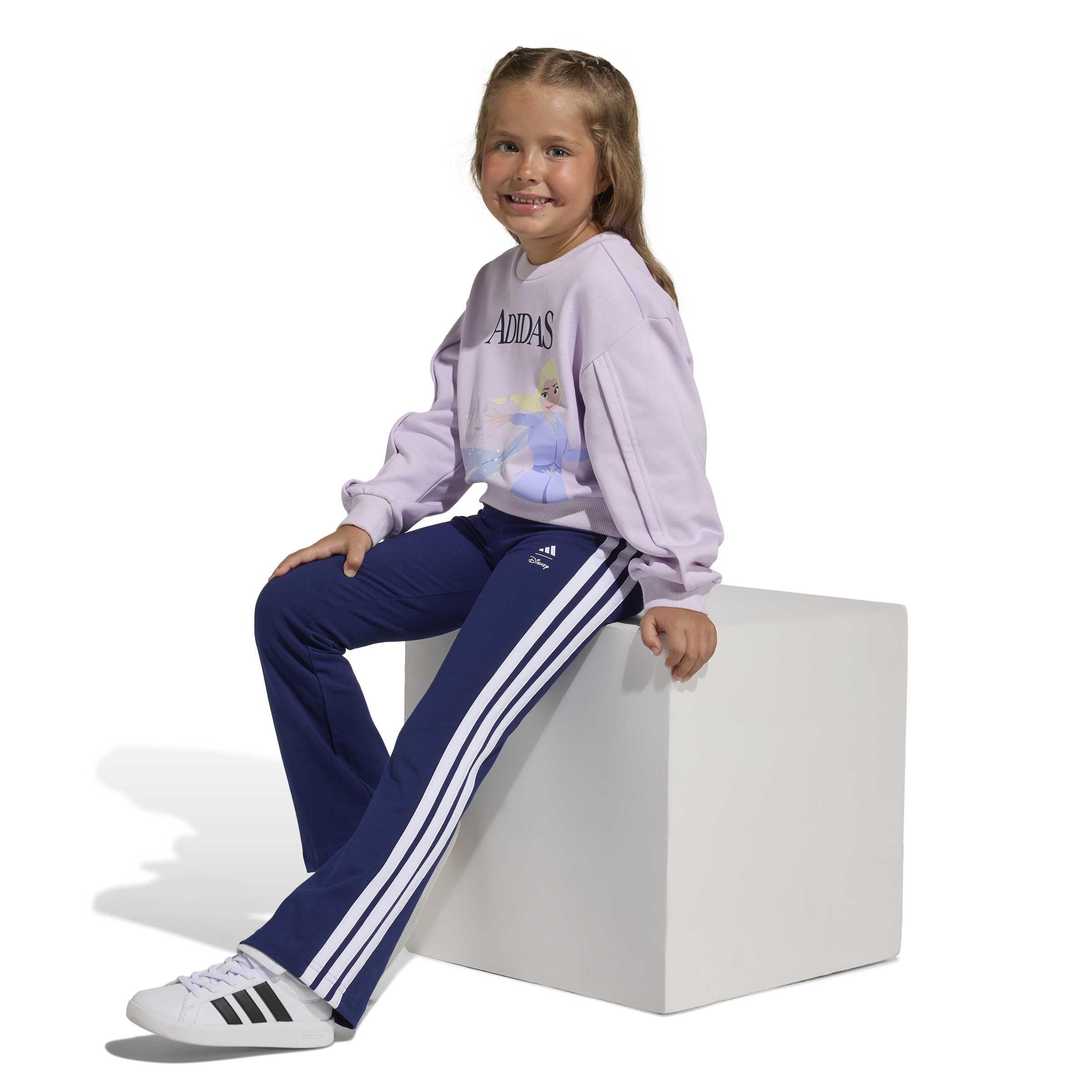 adidas Toddler Girls Minnie Mouse Jogger Set Casual - Grey, Purple