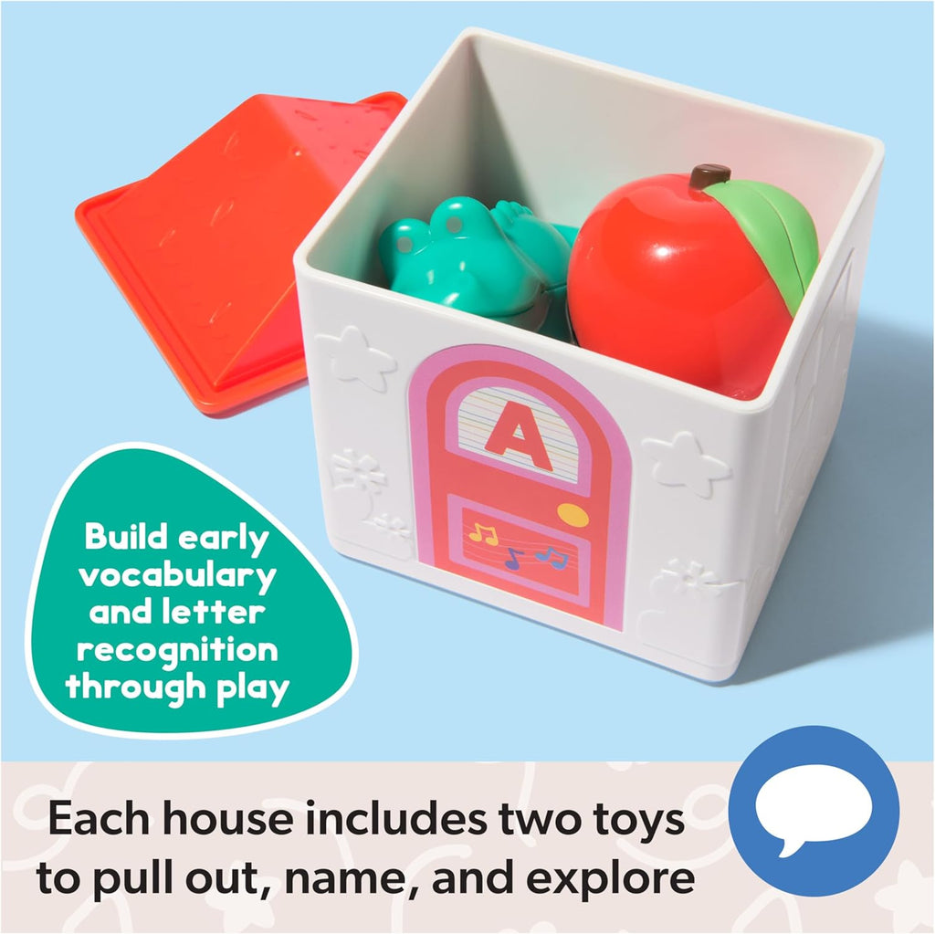 Ms. Rachel Official Learning Stacking House with 6 Surprises to Discover, Educational Toys & Toddler Toys for Girls & Boys Ages 18 Months to 3+ Years