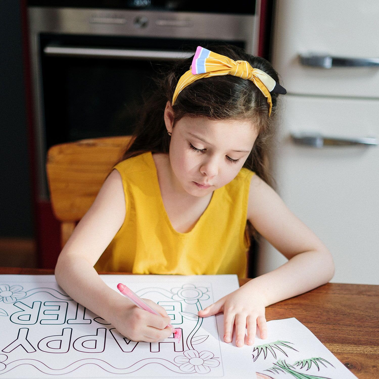 First Day of School Outfits Supplies Stuff for Girls,Pencil Hair Clips Hair Bow Hair Accessories for Teen,Back to School Hair Clips Bows Uniform for Student (2Pcs)