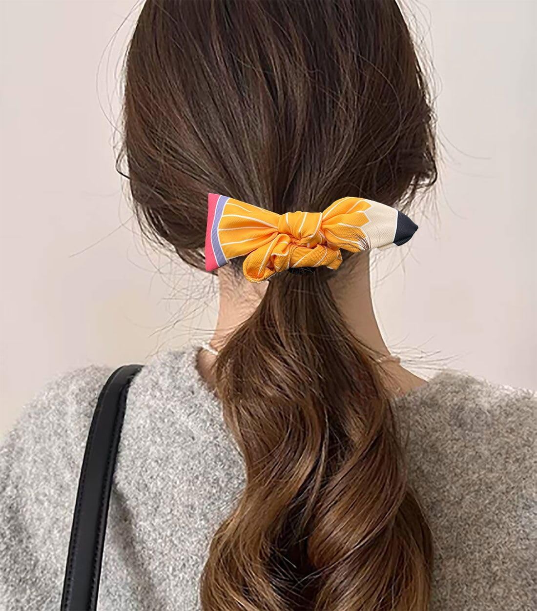 First Day of School Outfits Supplies Stuff for Girls,Pencil Hair Clips Hair Bow Hair Accessories for Teen,Back to School Hair Clips Bows Uniform for Student (2Pcs)