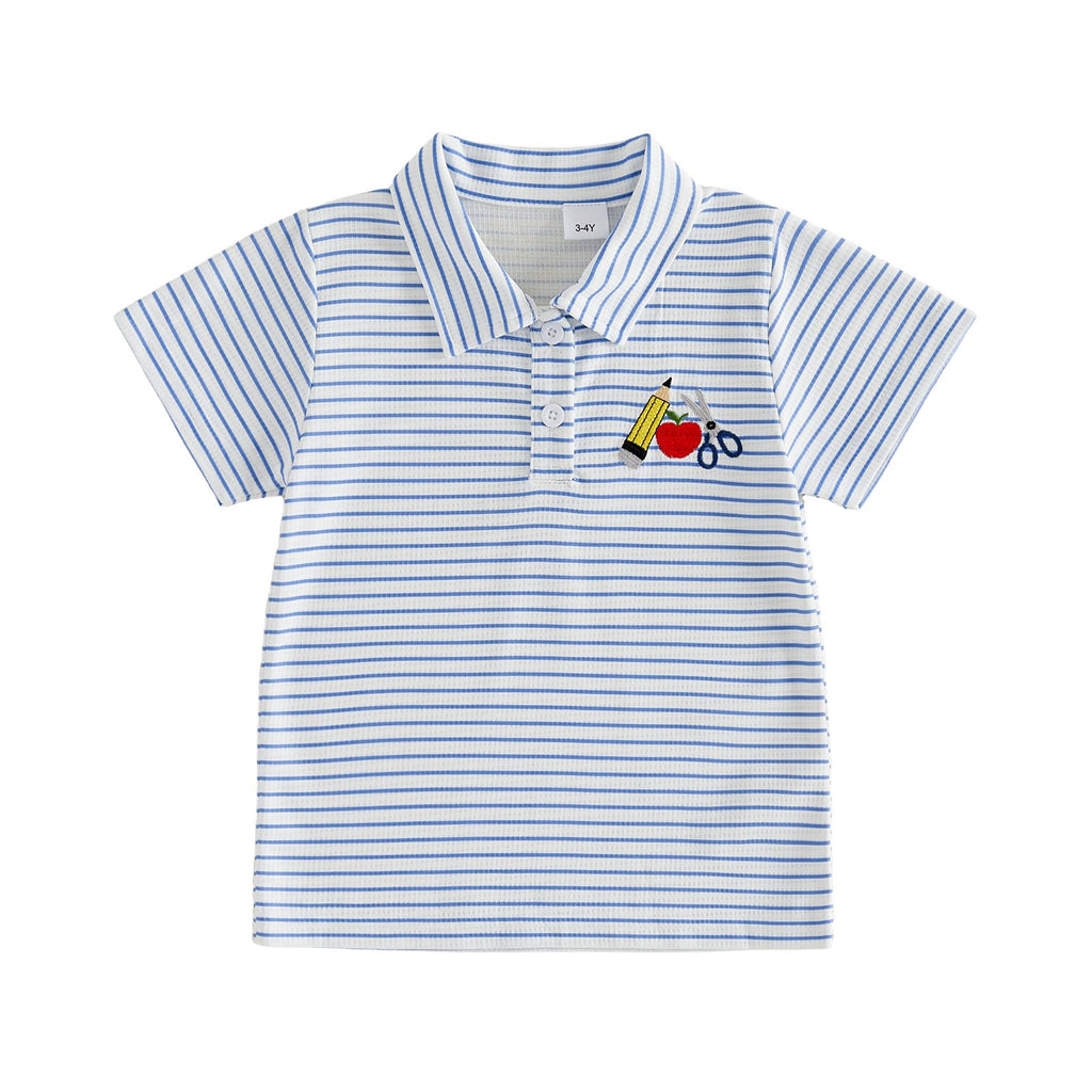 Toddler Boy Back to School Outfits Polo Shirt Summer Clothes