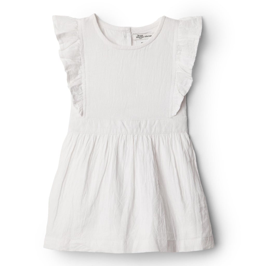 Amazon Essentials x Sofia Grainge Toddler and Baby Girls' Linen Dress