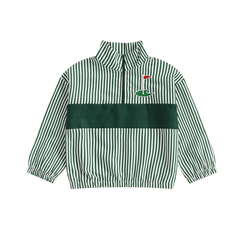 Baby Boy Jacket Toddler Golf Clothes Long Sleeve Lapel Button Down Top Infant First Birthday Outfit Spring Golf Coat