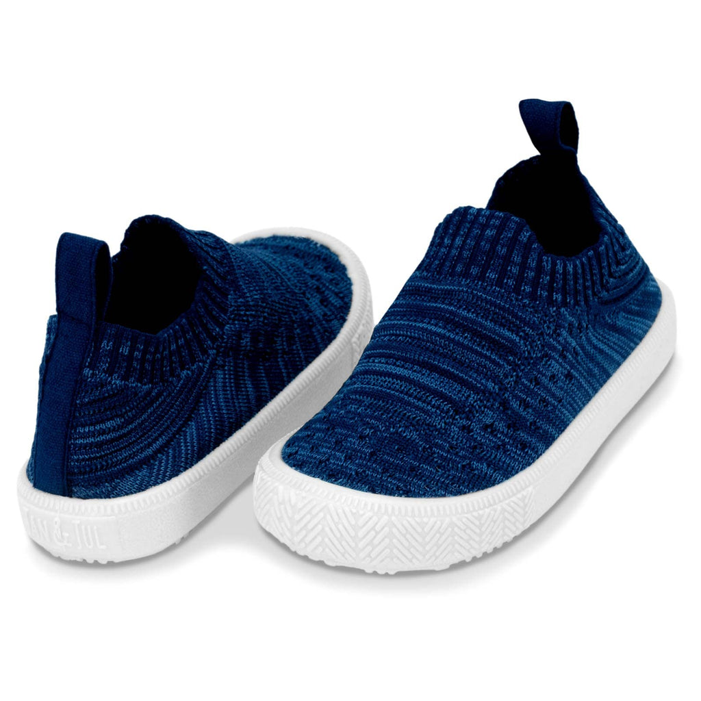 JAN & JUL Slip-on Kids Knit Shoes, Breathable Machine Washable Sneakers