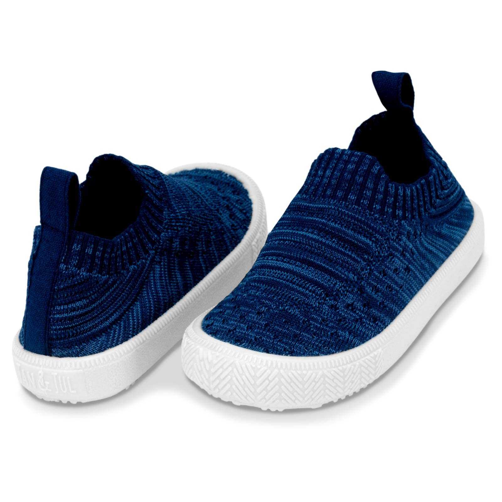 JAN & JUL Slip-on Kids Knit Shoes, Breathable Machine Washable Sneakers