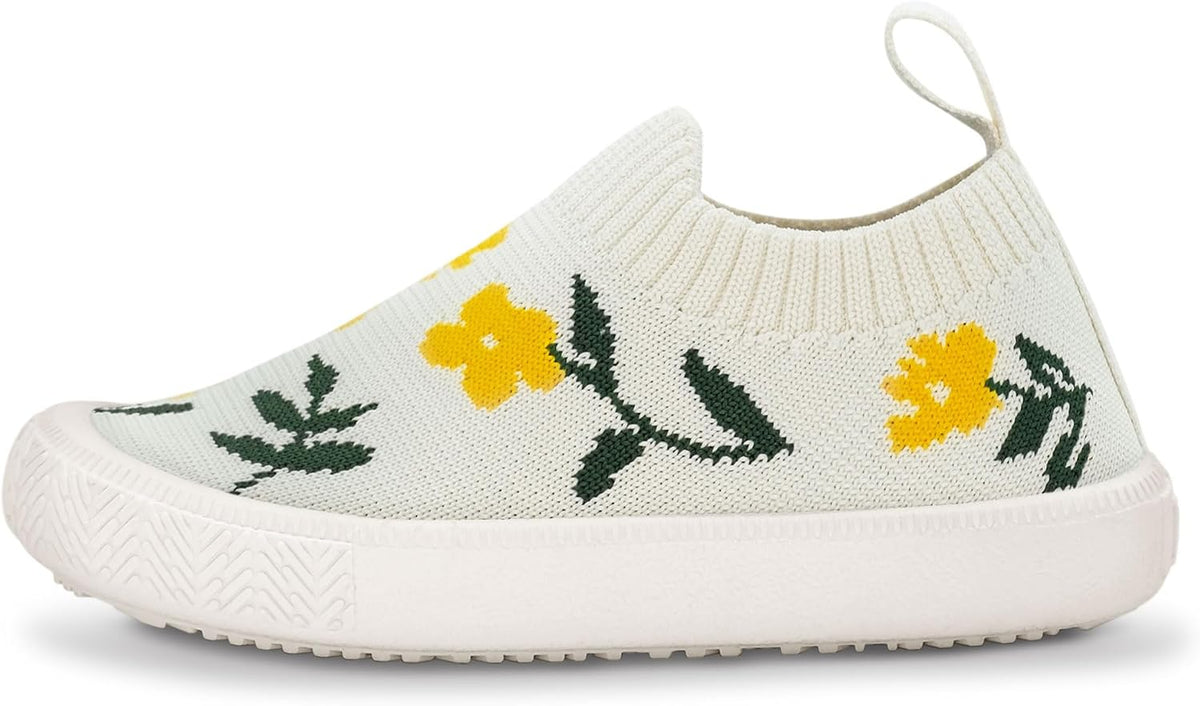 JAN & JUL Slip-on Knit Shoes, Machine Washable and Lightweight Sneakers for Toddler Boys and Girls