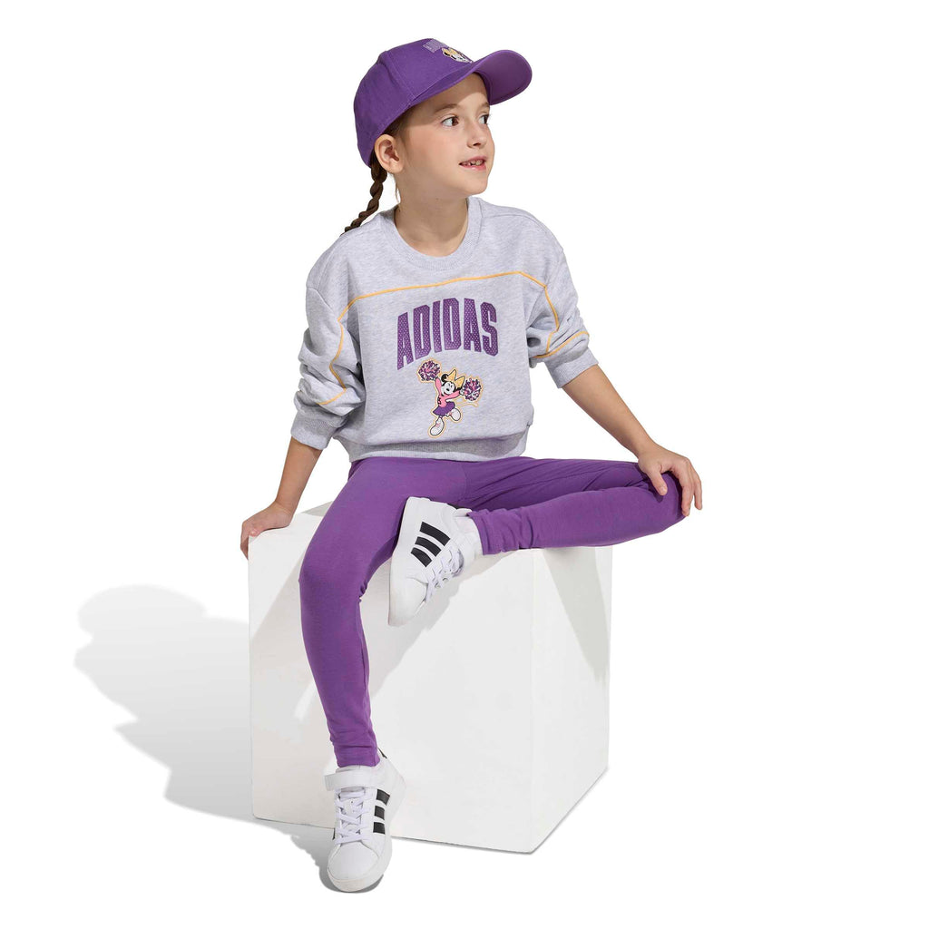 adidas Toddler Girls Minnie Mouse Jogger Set Casual - Grey, Purple