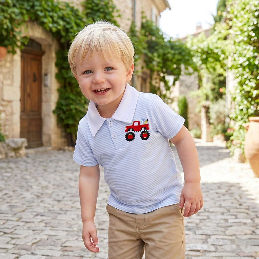 Toddler Boy Back to School Outfits Polo Shirt Summer Clothes