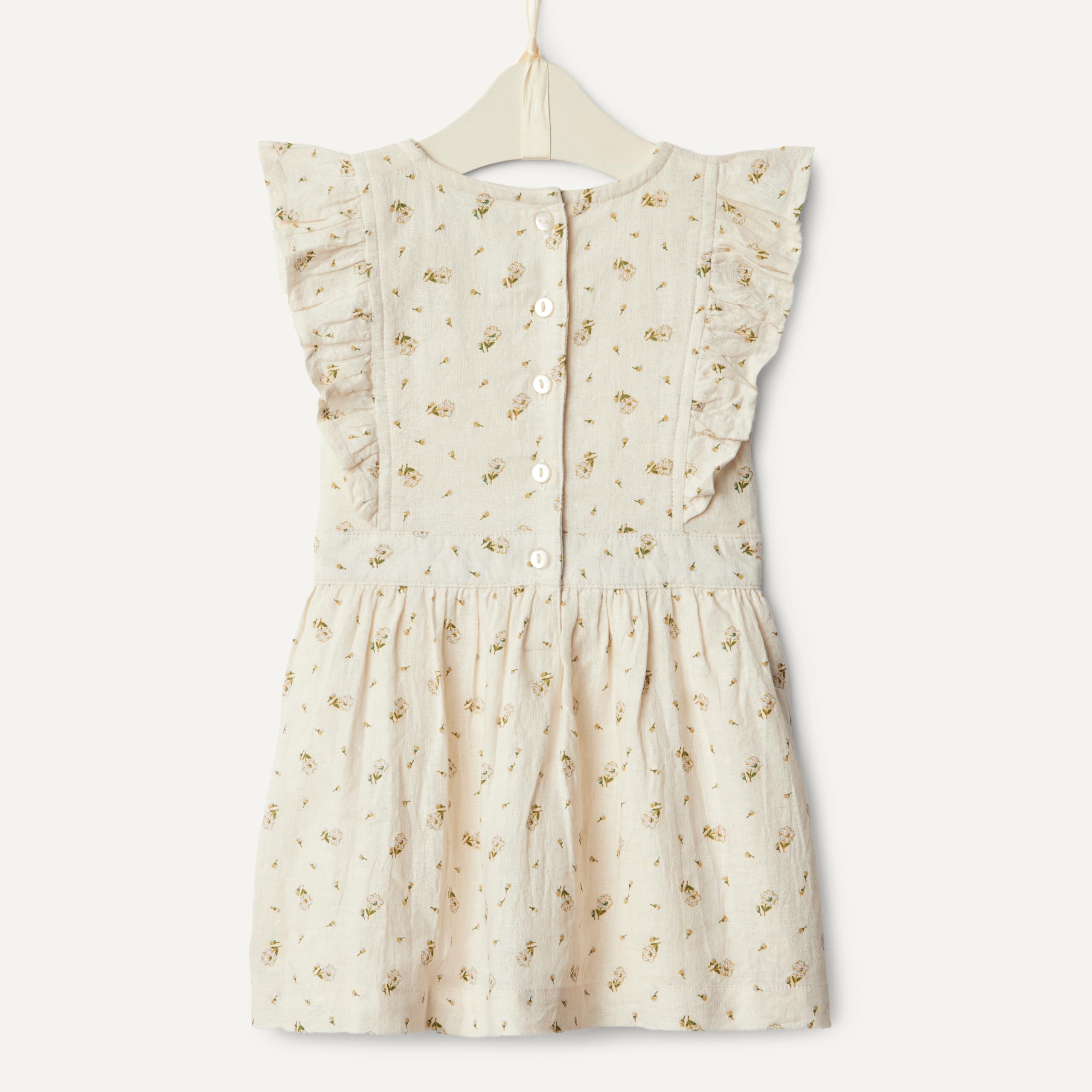 Amazon Essentials x Sofia Grainge Toddler and Baby Girls' Linen Dress