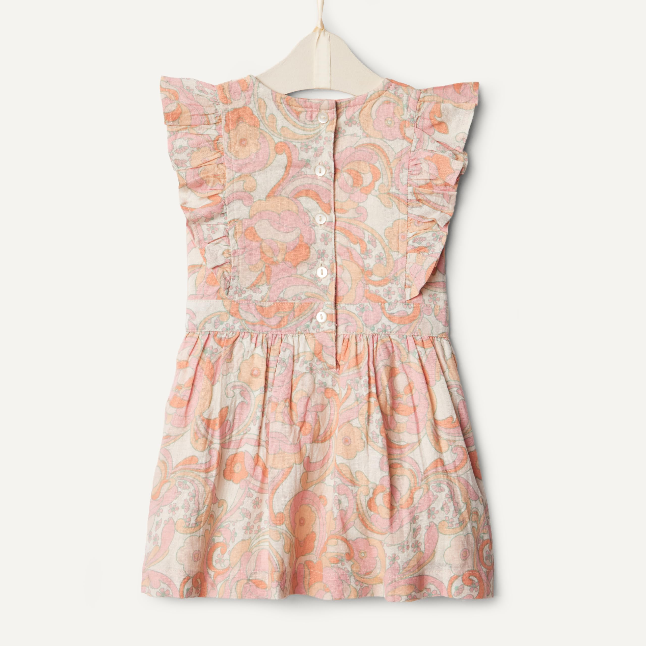 Amazon Essentials x Sofia Grainge Toddler and Baby Girls' Linen Dress