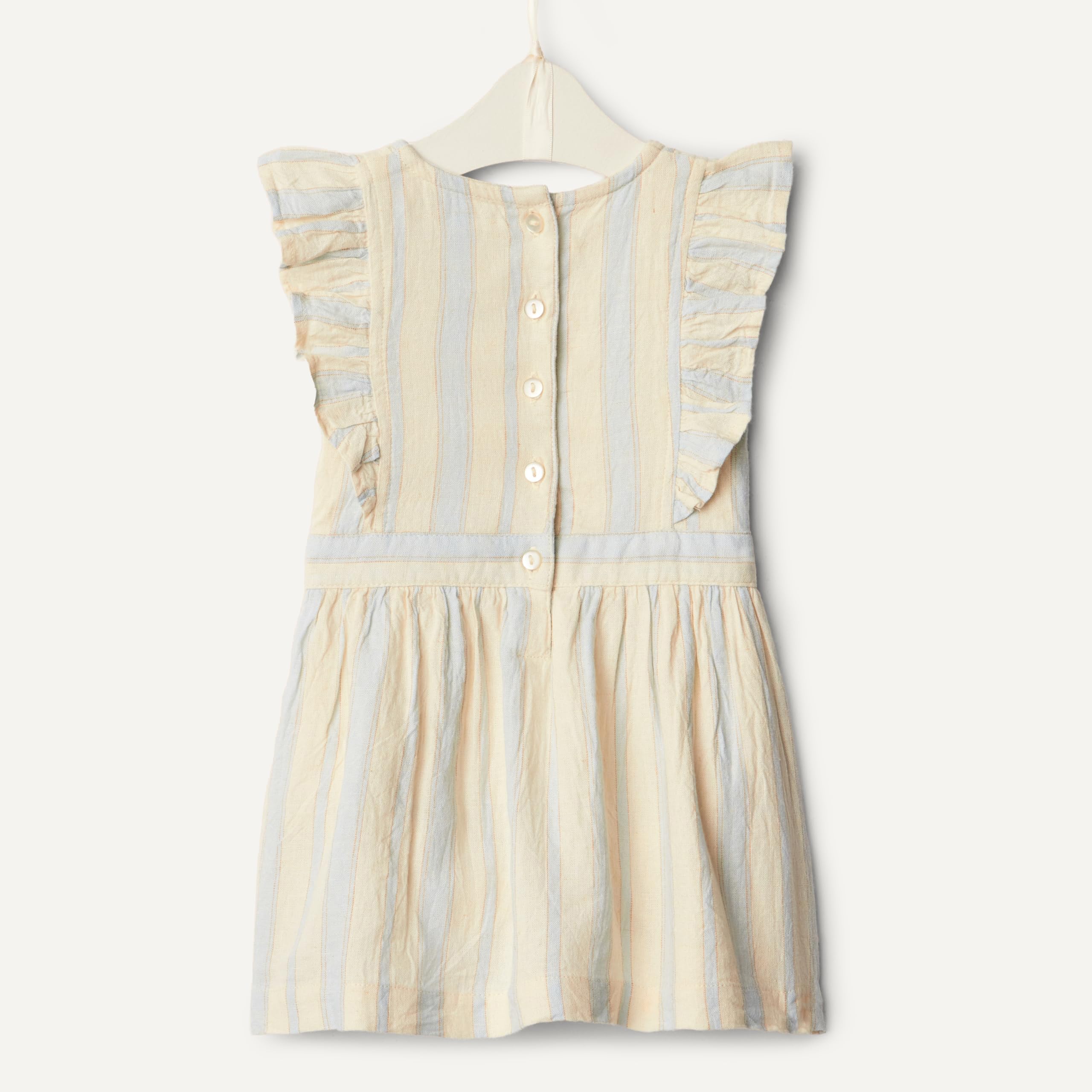 Amazon Essentials x Sofia Grainge Toddler and Baby Girls' Linen Dress