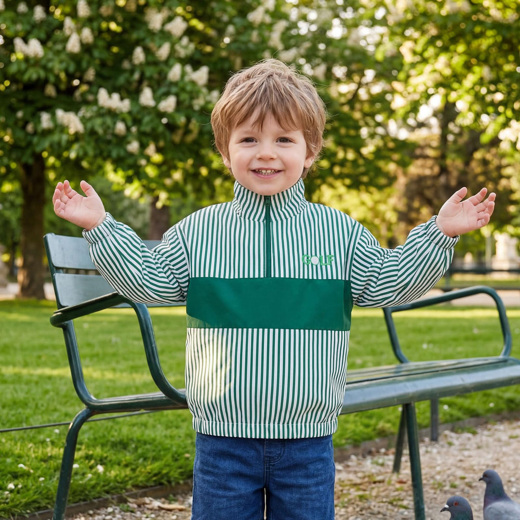 Baby Boy Jacket Toddler Golf Clothes Long Sleeve Lapel Button Down Top Infant First Birthday Outfit Spring Golf Coat