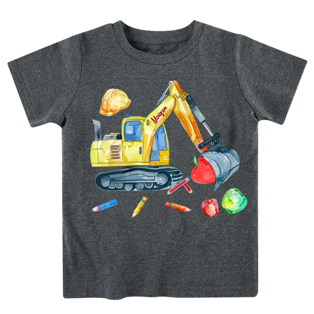 Boys Festival Shirt, Holiday Graphic Cute Print T-Shirt 3-7 Years Toddler Summer Short Sleeve Tops | Back to School Shrit, First Day of School, Christmas, Thanksgiving, Festival Theme Tshirt, Funny Cute Print, Machine Washable