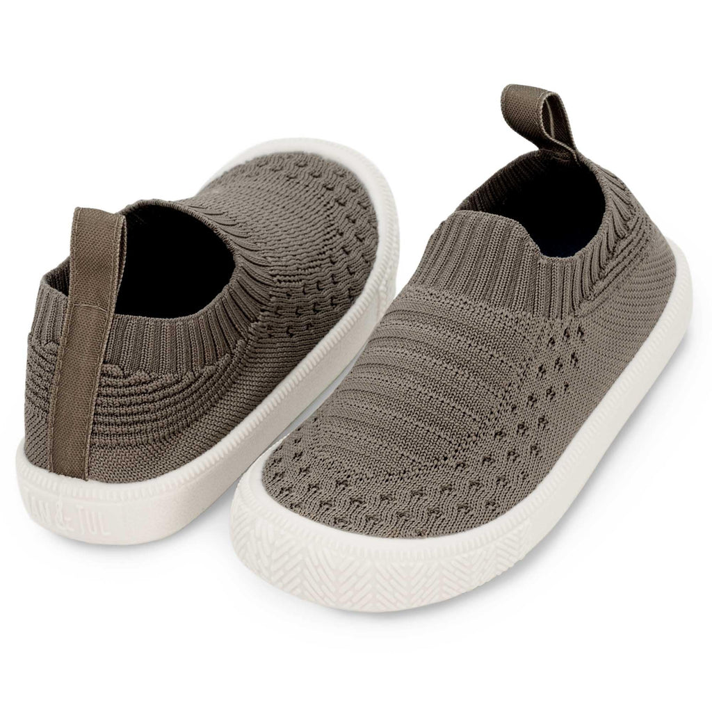 JAN & JUL Slip-on Kids Knit Shoes, Breathable Machine Washable Sneakers