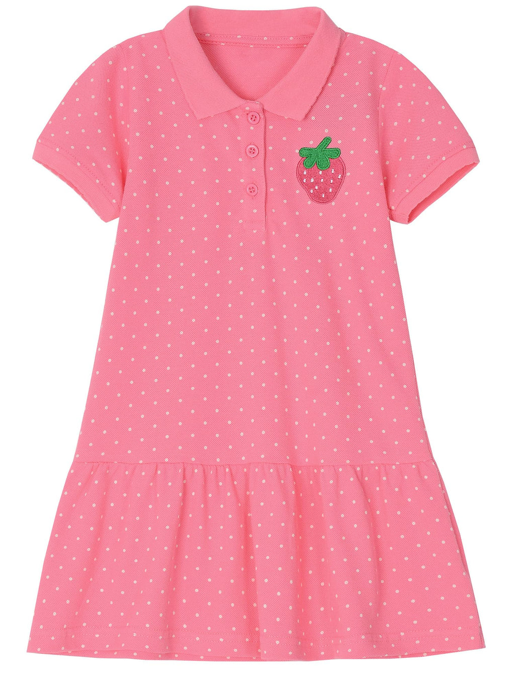 FreeLu Toddler Girls Striped Summer Dress Cartoon Appliques Dresses Girls Cotton Casual Clothing 2-7Y