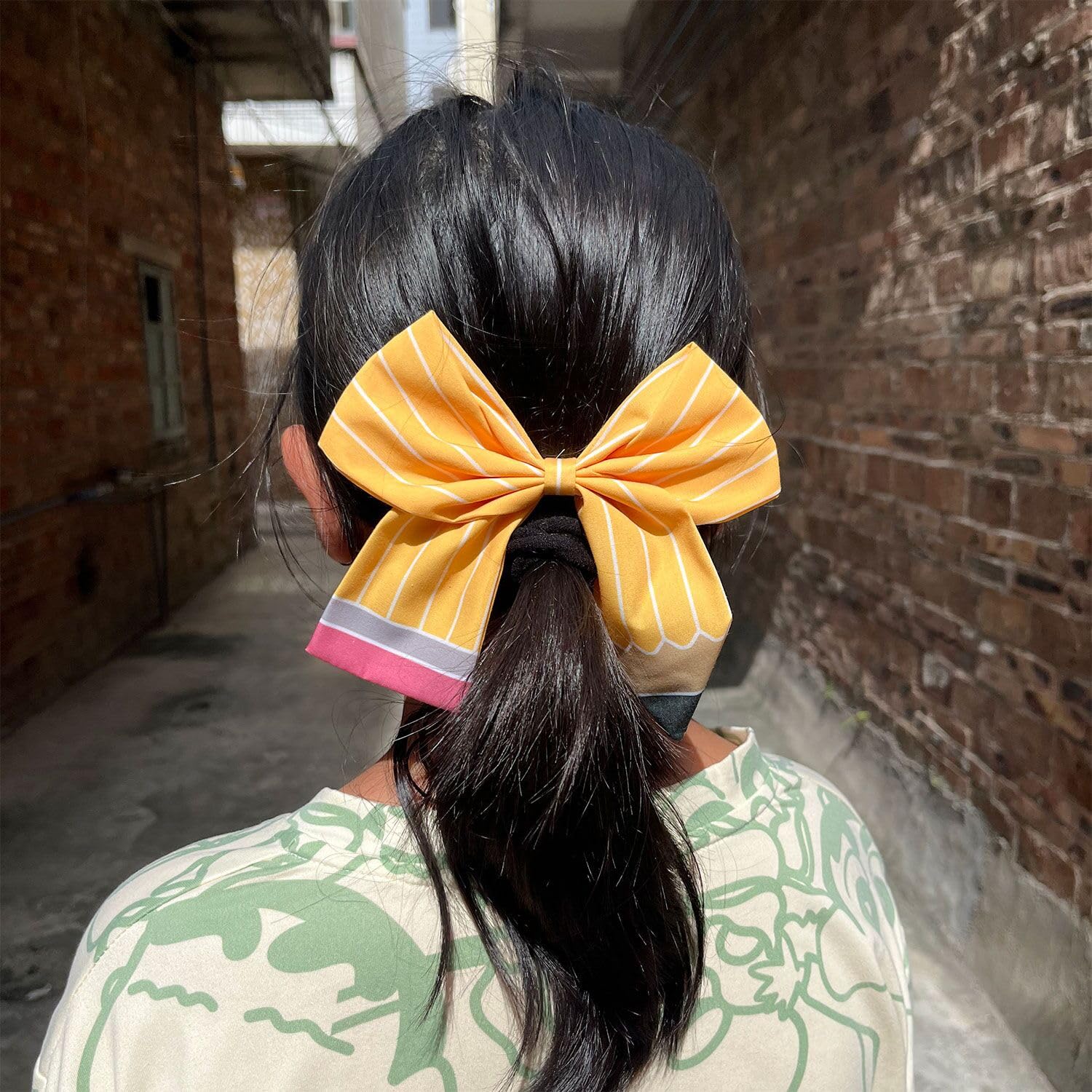 First Day of School Outfits Supplies Stuff for Girls,Pencil Hair Clips Hair Bow Hair Accessories for Teen,Back to School Hair Clips Bows Uniform for Student (2Pcs)