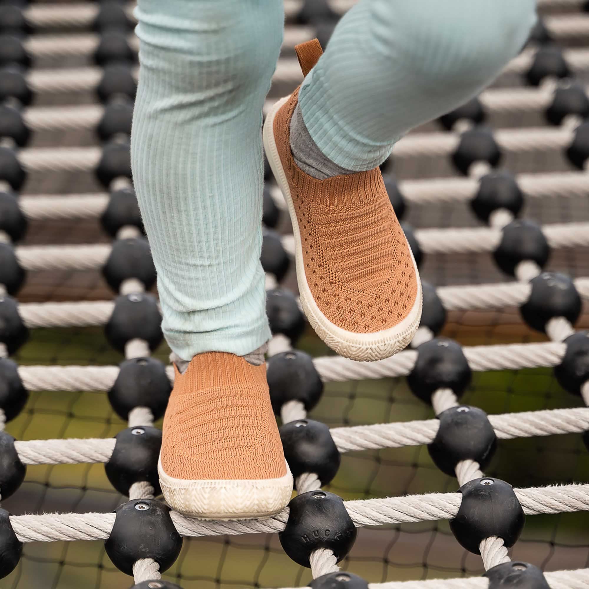 JAN & JUL Slip-on Kids Knit Shoes, Breathable Machine Washable Sneakers