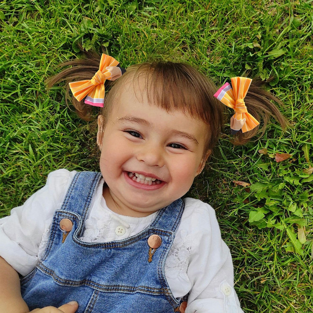 First Day of School Outfits Supplies Stuff for Girls,Pencil Hair Clips Hair Bow Hair Accessories for Teen,Back to School Hair Clips Bows Uniform for Student (2Pcs)