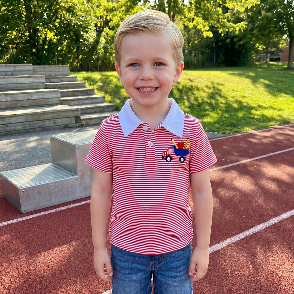 Toddler Boy Back to School Outfits Polo Shirt Summer Clothes