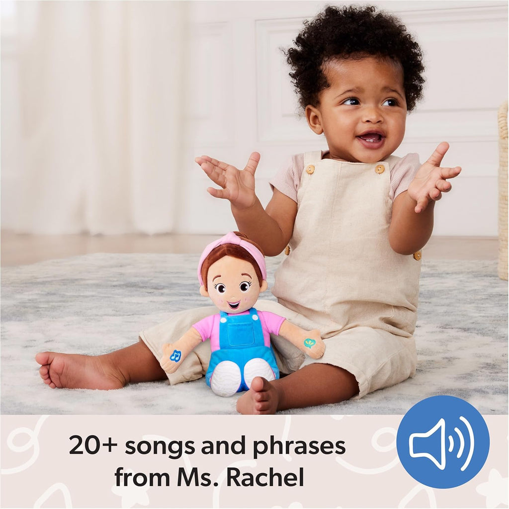 Ms. Rachel Official Speak & Sing Doll, 16” Tall Interactive Toy with 4 Songs & 16+ Phrases, Toddler Toys for Girls & Boys Ages 6 Months to 3+ Years. *Amelia’s Pick