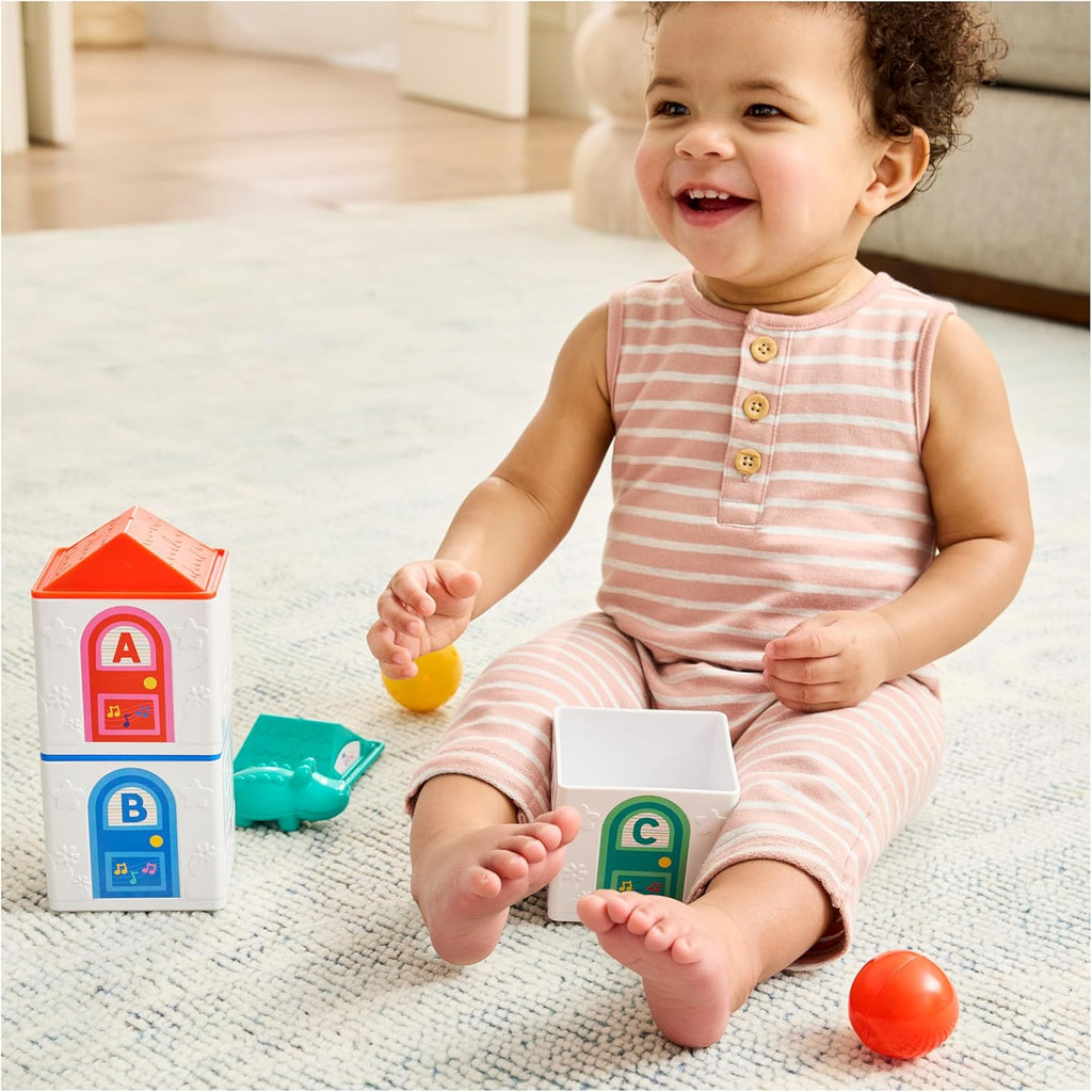 Ms. Rachel Official Learning Stacking House with 6 Surprises to Discover, Educational Toys & Toddler Toys for Girls & Boys Ages 18 Months to 3+ Years