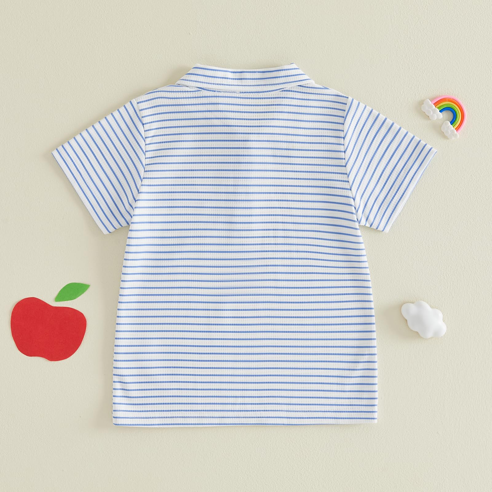 Toddler Boy Back to School Outfits Polo Shirt Summer Clothes