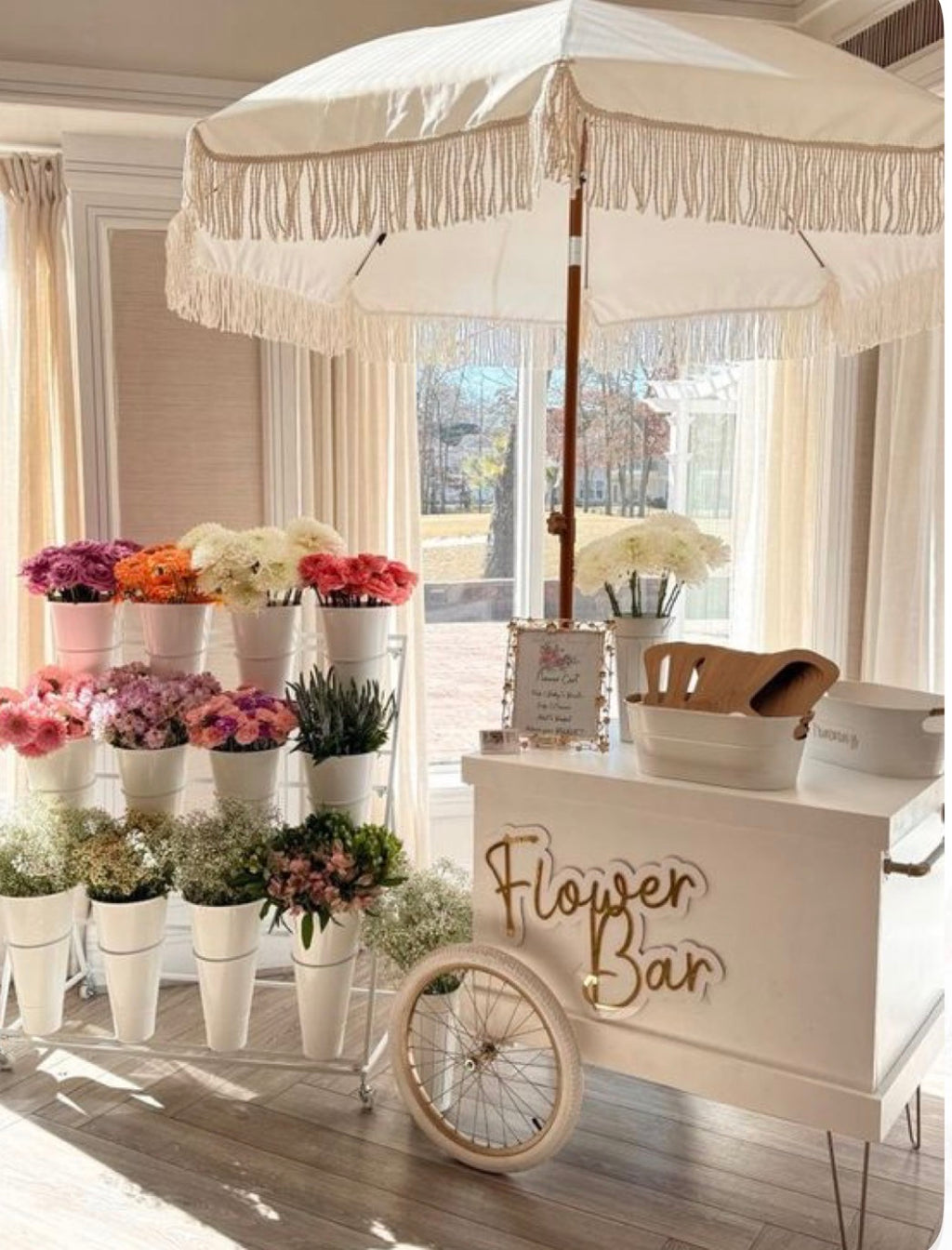 Party Add on: Floral Cart