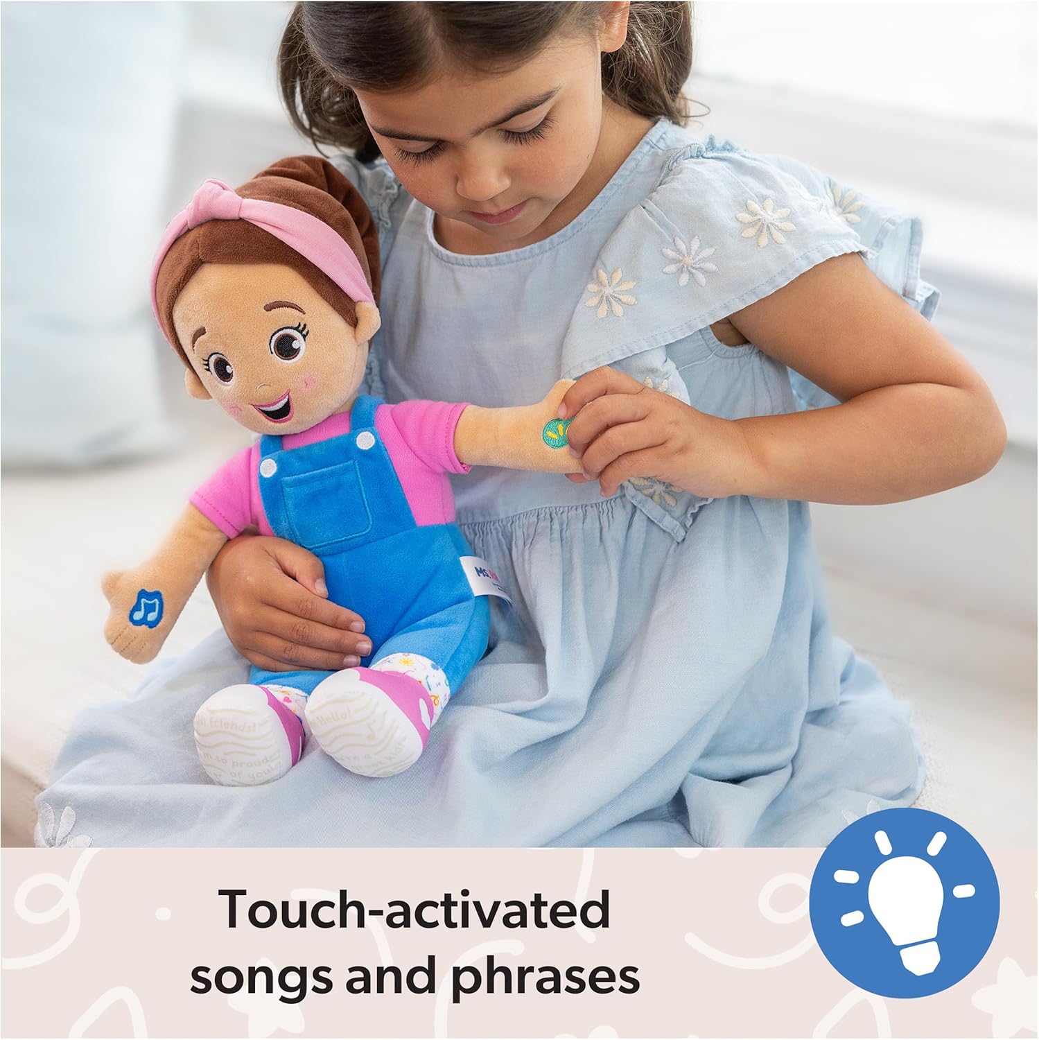 Ms. Rachel Official Speak & Sing Doll, 16” Tall Interactive Toy with 4 Songs & 16+ Phrases, Toddler Toys for Girls & Boys Ages 6 Months to 3+ Years. *Amelia’s Pick