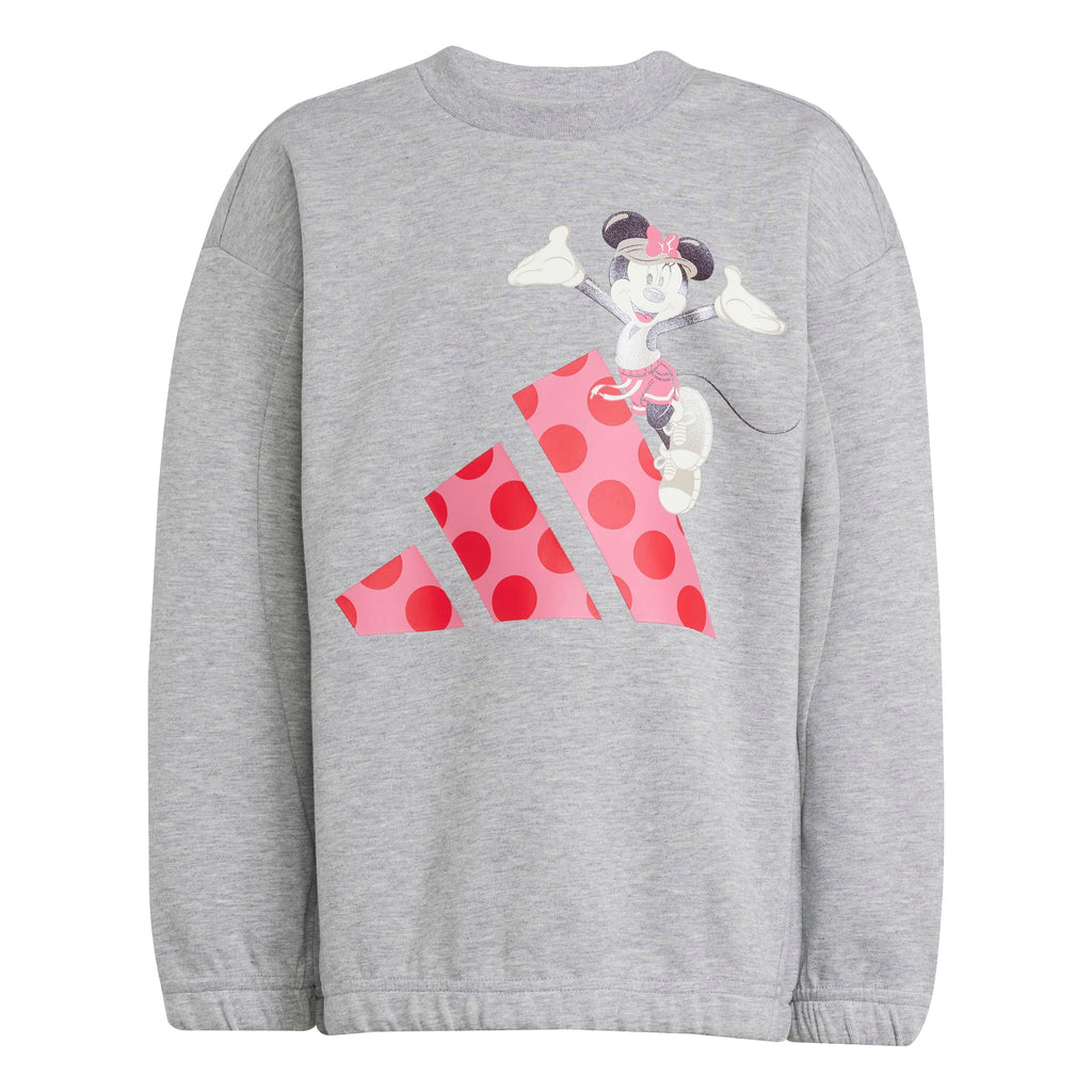 adidas Toddler Girls Minnie Mouse Jogger Set Casual - Grey, Purple