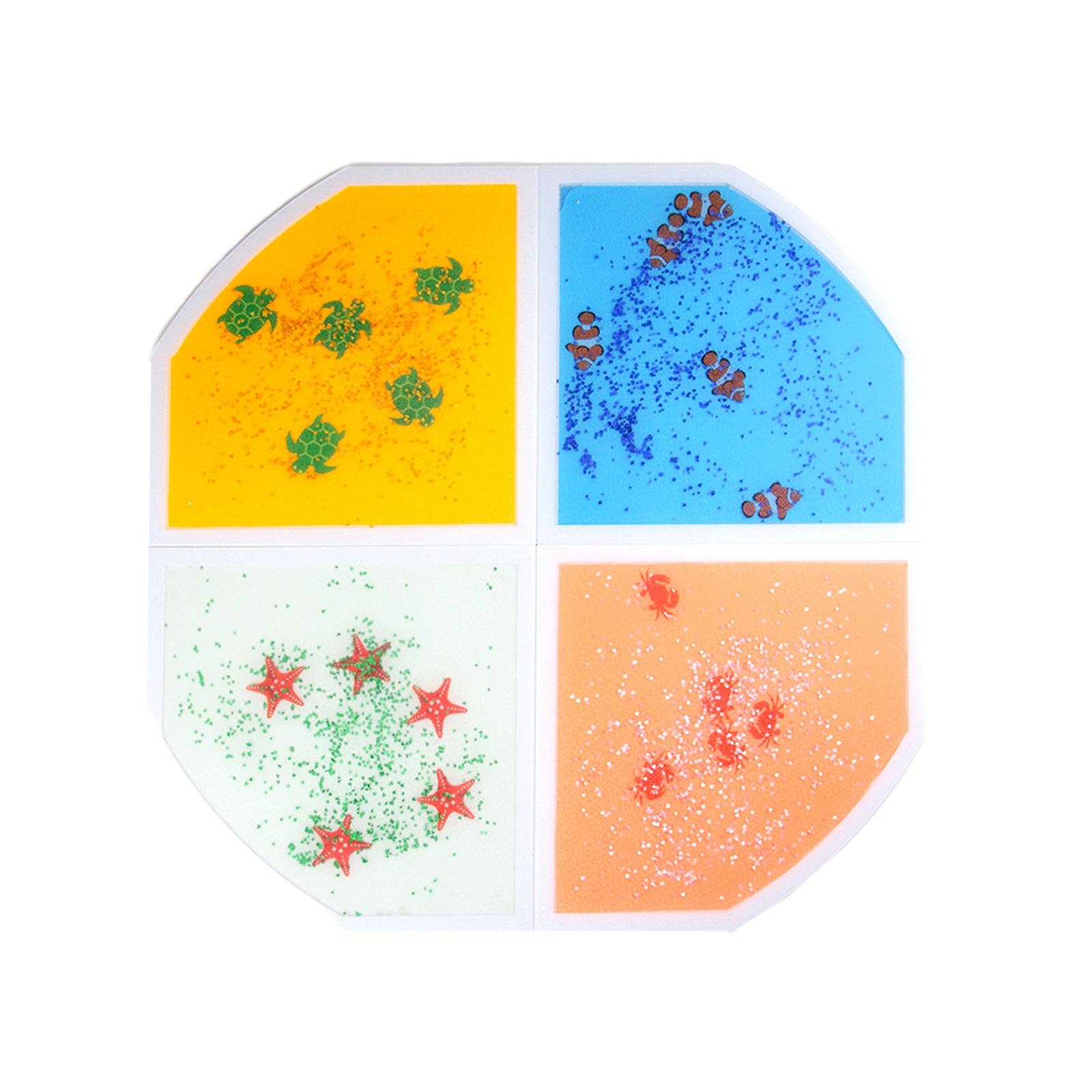 UV or Fluorescent Glow-in-the-Dark Tuff Tray Play Mat