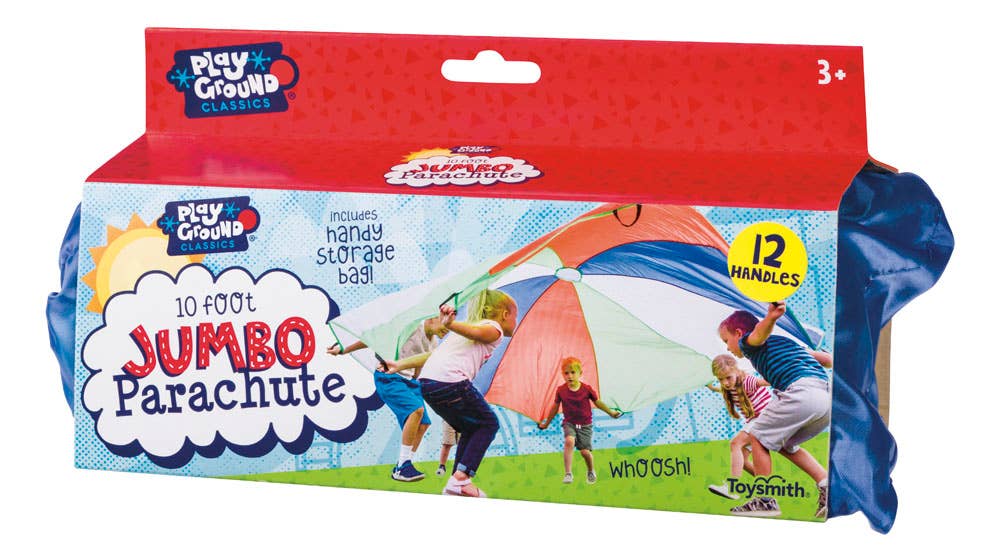 Party add on: Playground Classics Toysmith 10' Jumbo Parachute