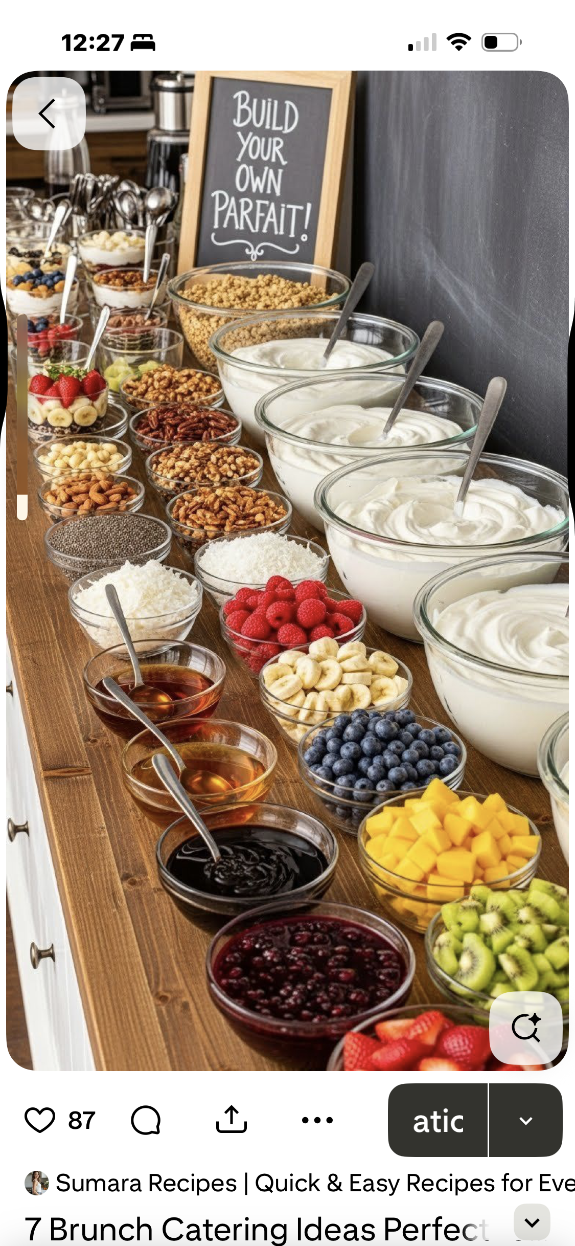 Party Add on: Parfait Bar