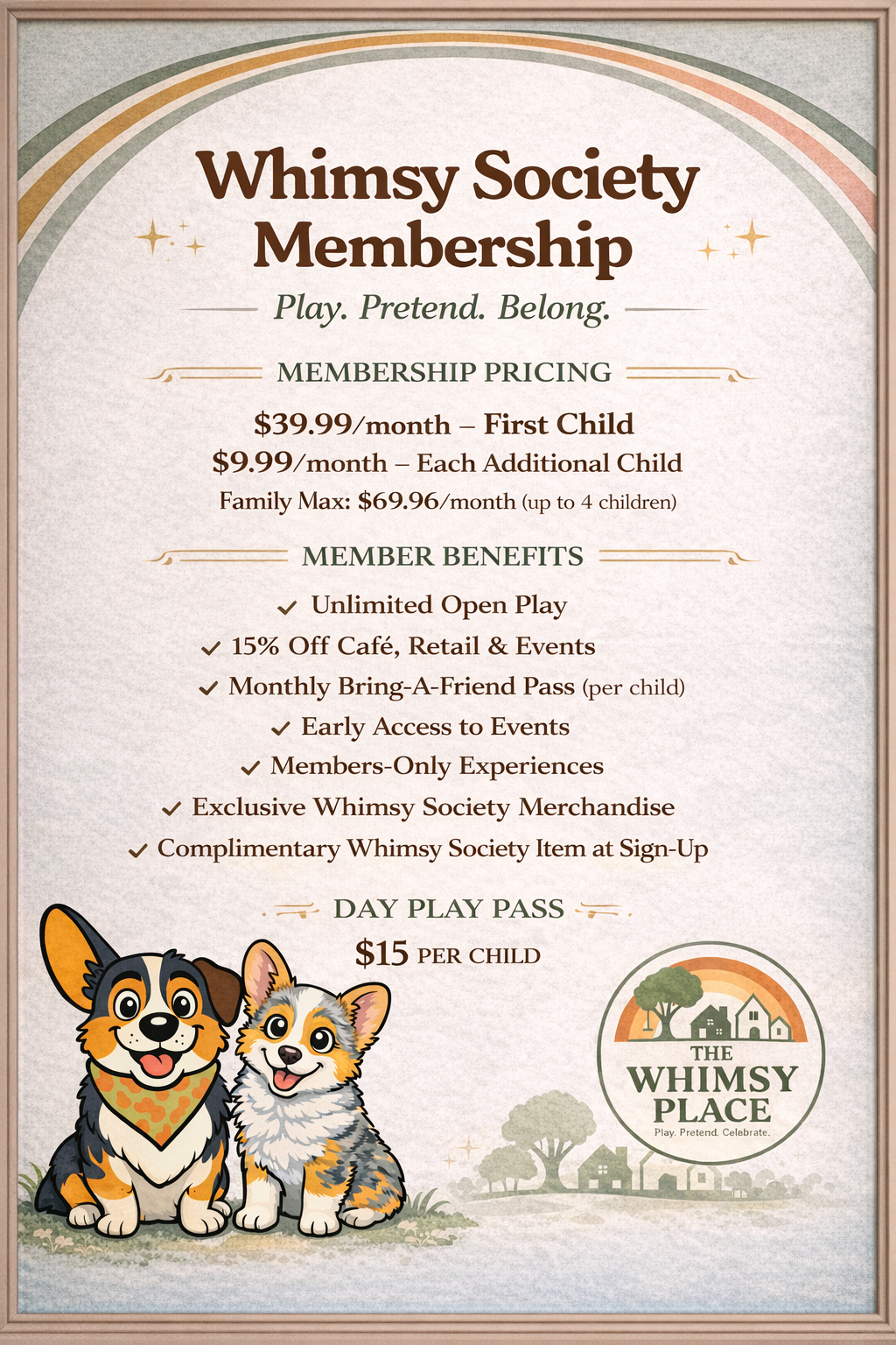 Membership 2 child household