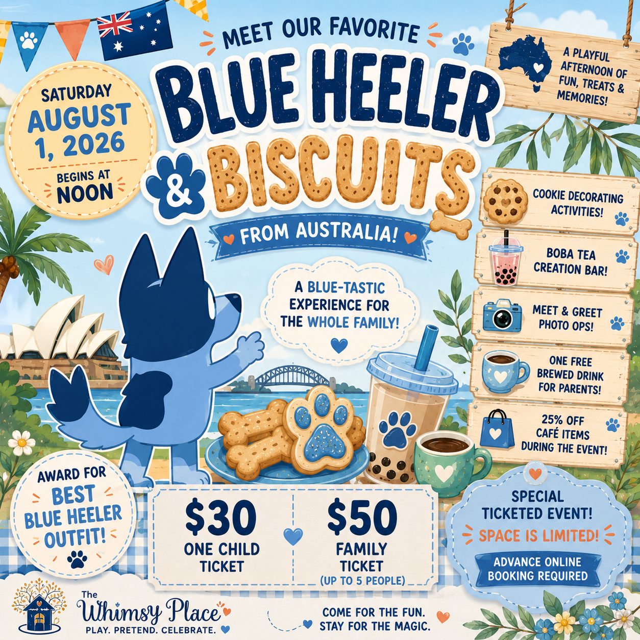 Blue-y and Biscuits August 1, 2026