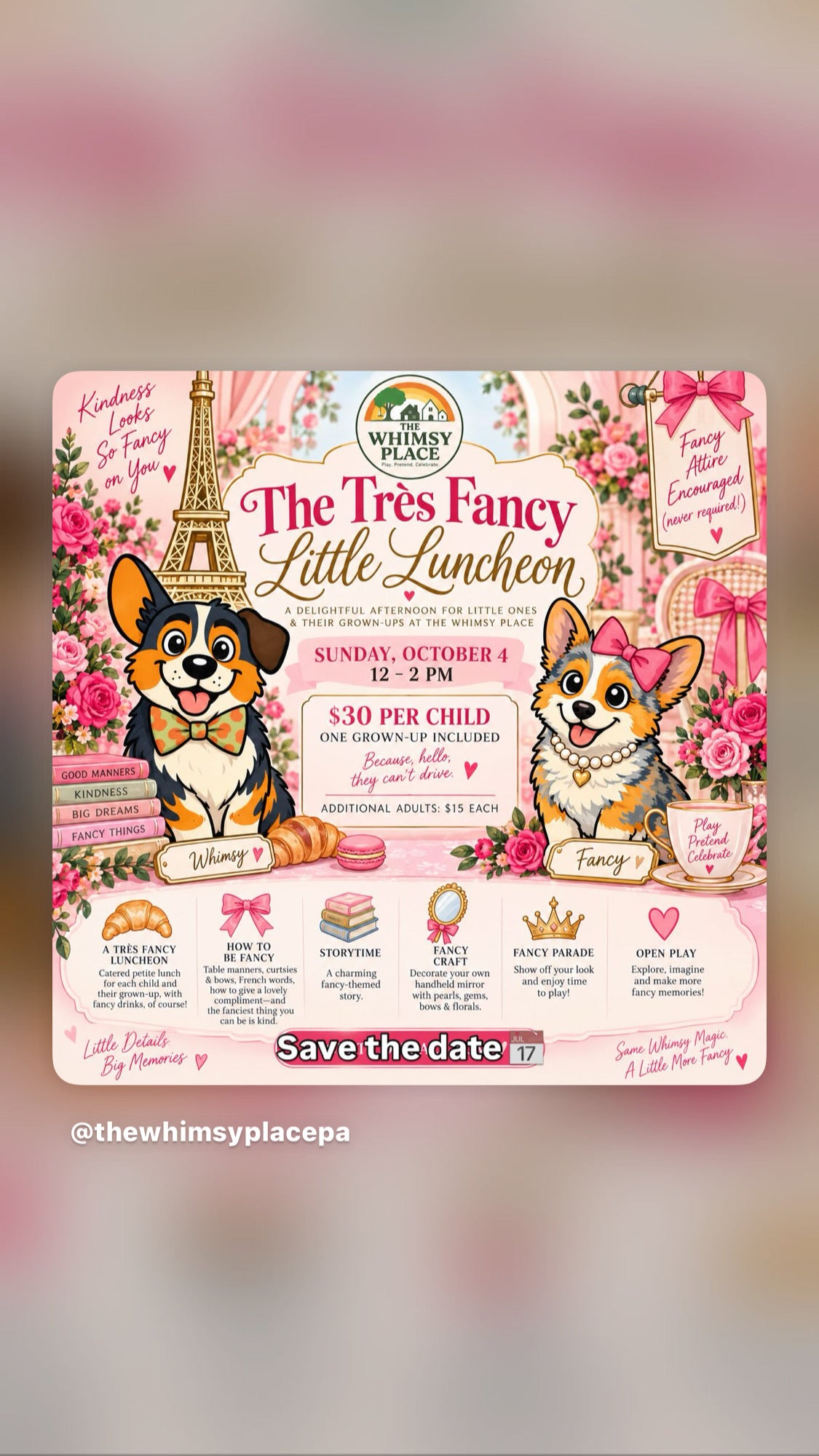 🎀 Tres Fancy Luncheon